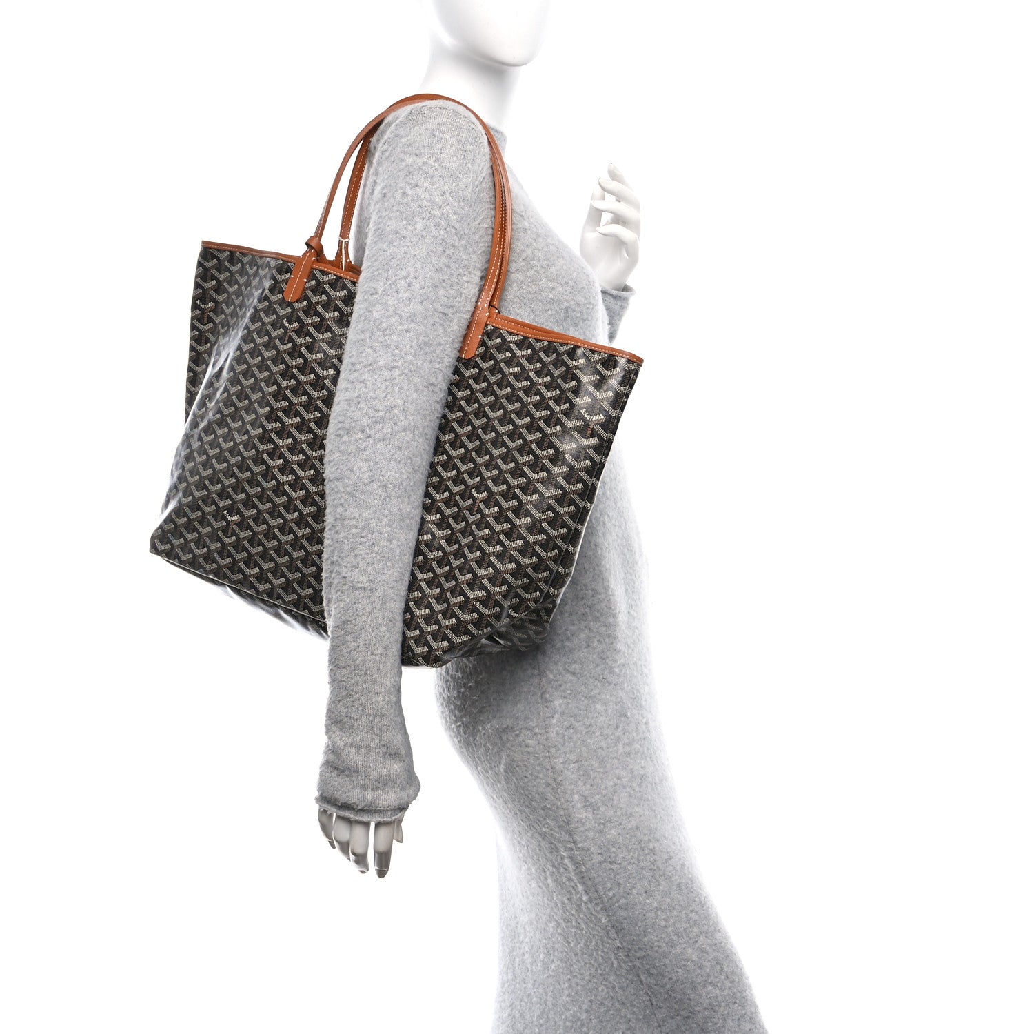 Goyardine Saint Louis GM Black Gold