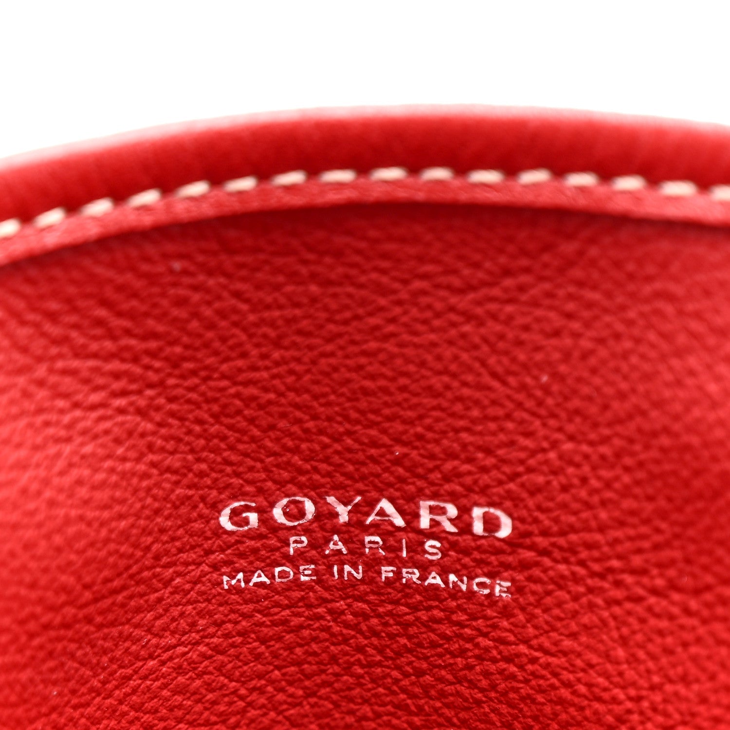 Goyardine Reversible Mini Anjou Red