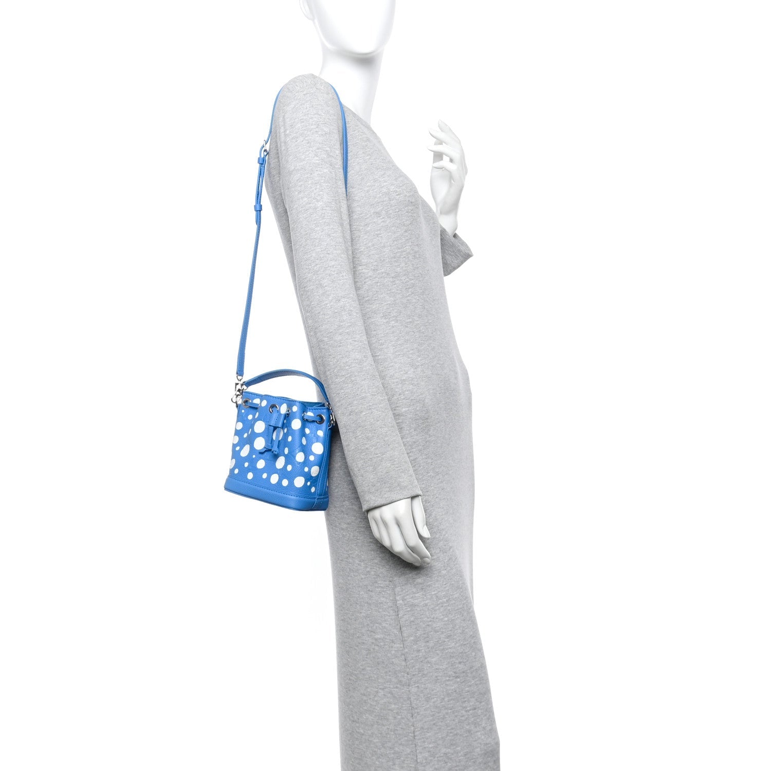 LV X YK Empreinte Nano Noe MM Blue White