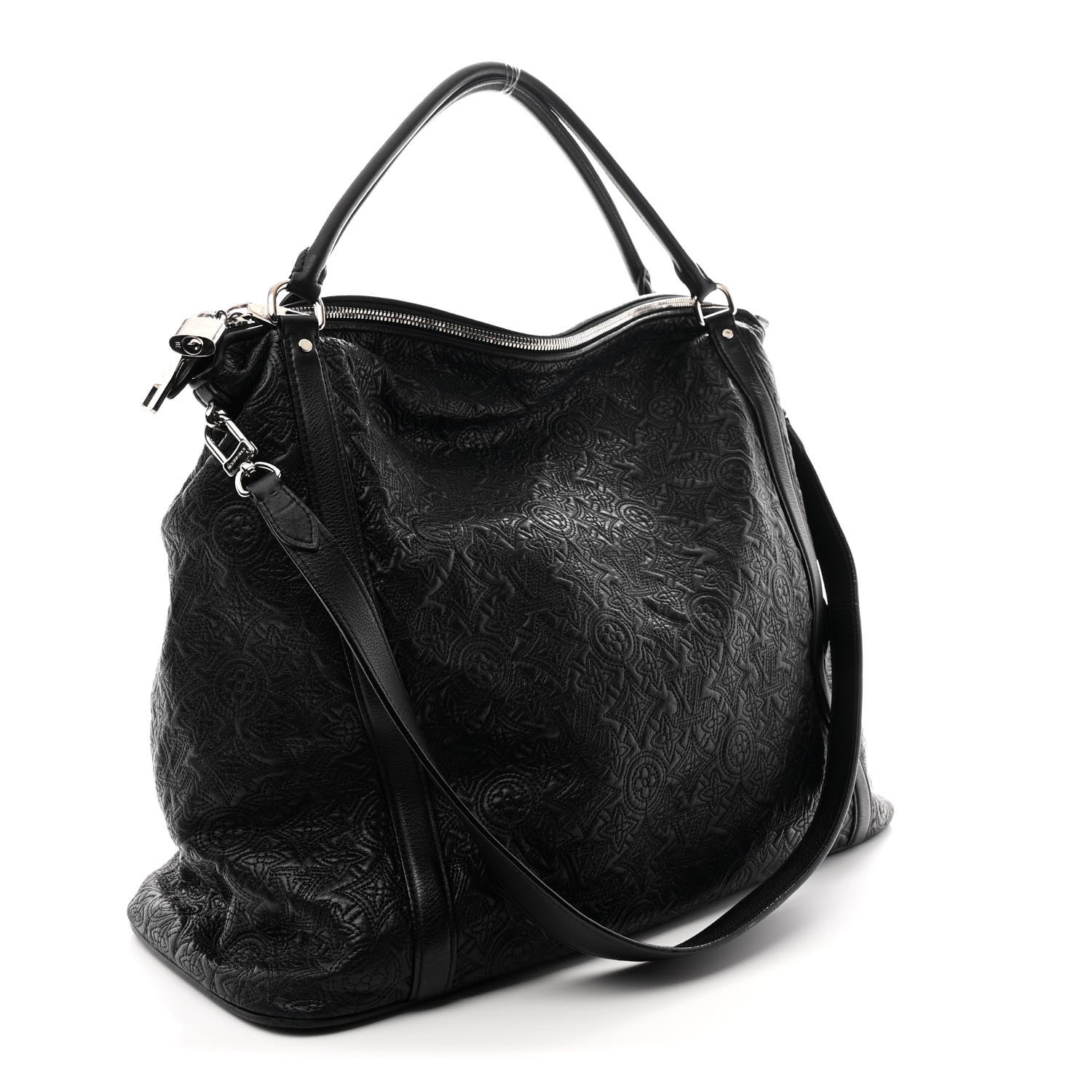 Monogram Lambskin Antheia Ixia GM Black