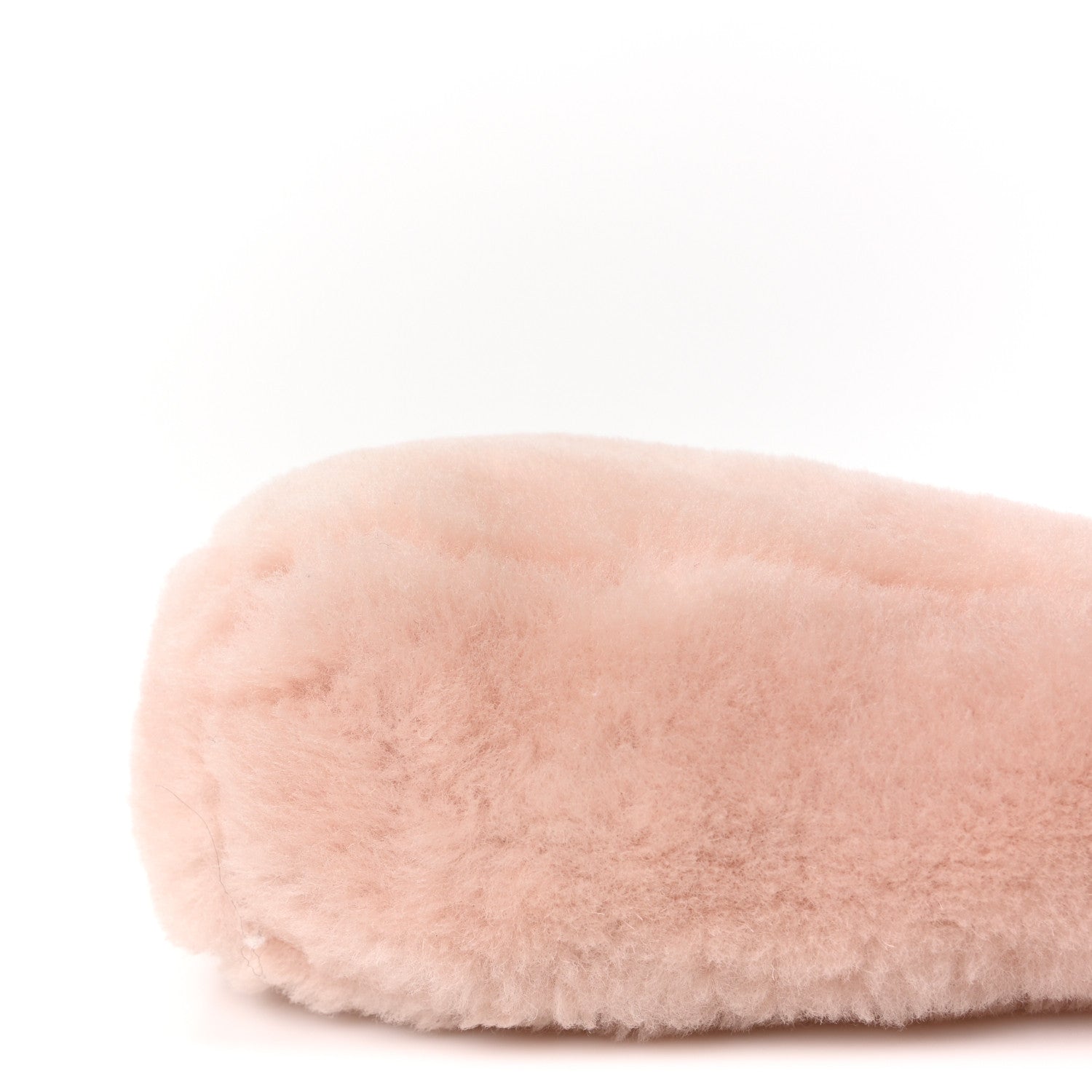 Montone Shearling Mini Triangle Bag Orchidea