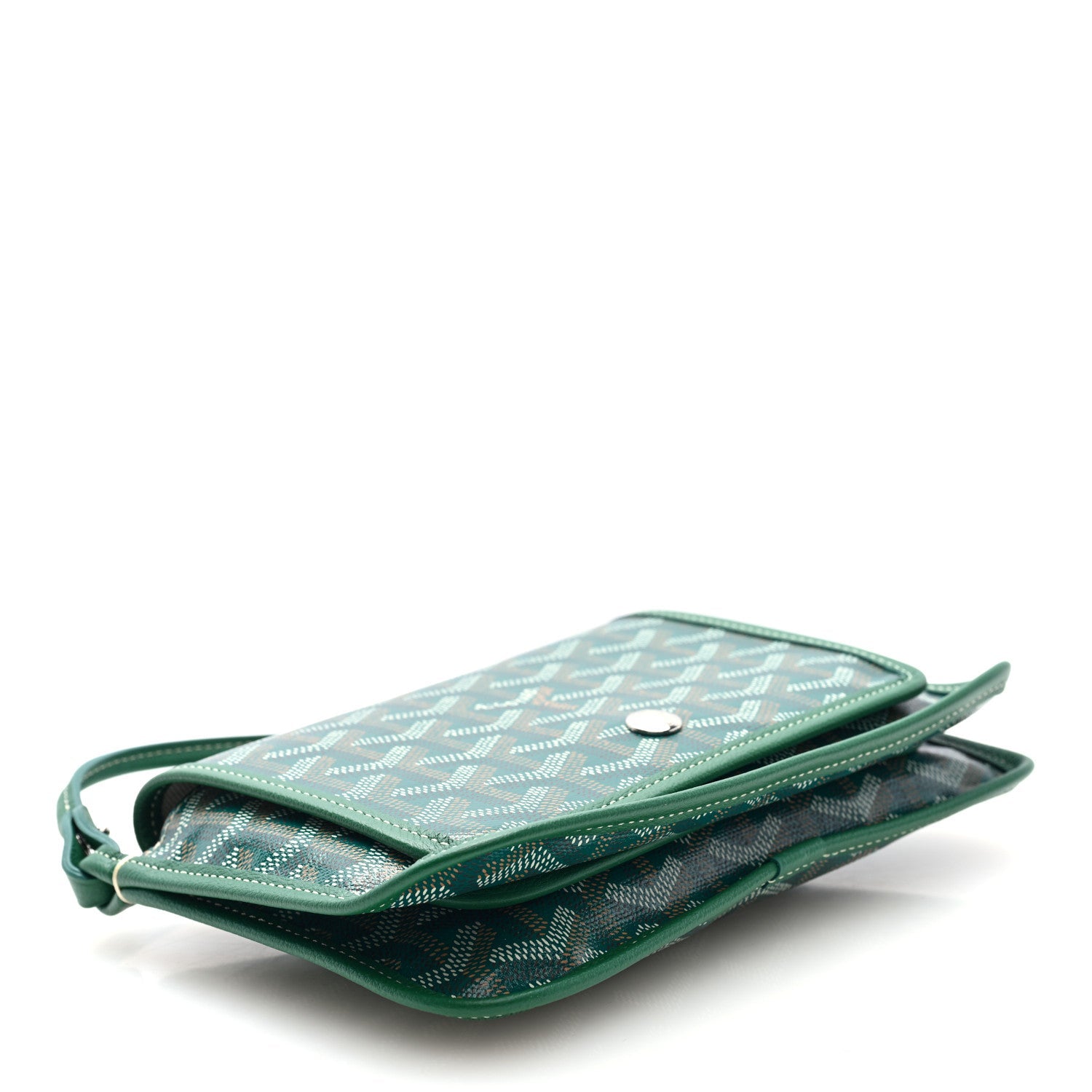 Goyardine Plumet Wallet Clutch Green