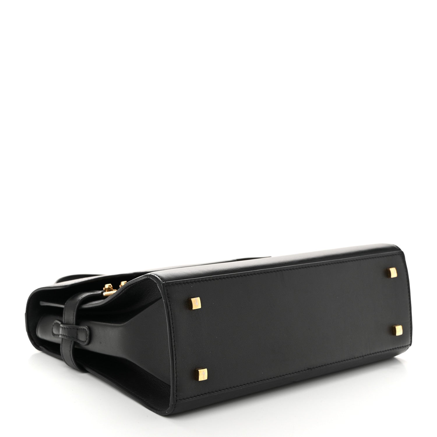 Calfskin MM Tempete Satchel Black