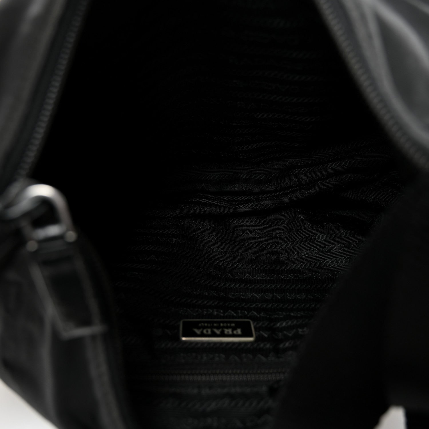 Tessuto Nylon Messenger Bag Black