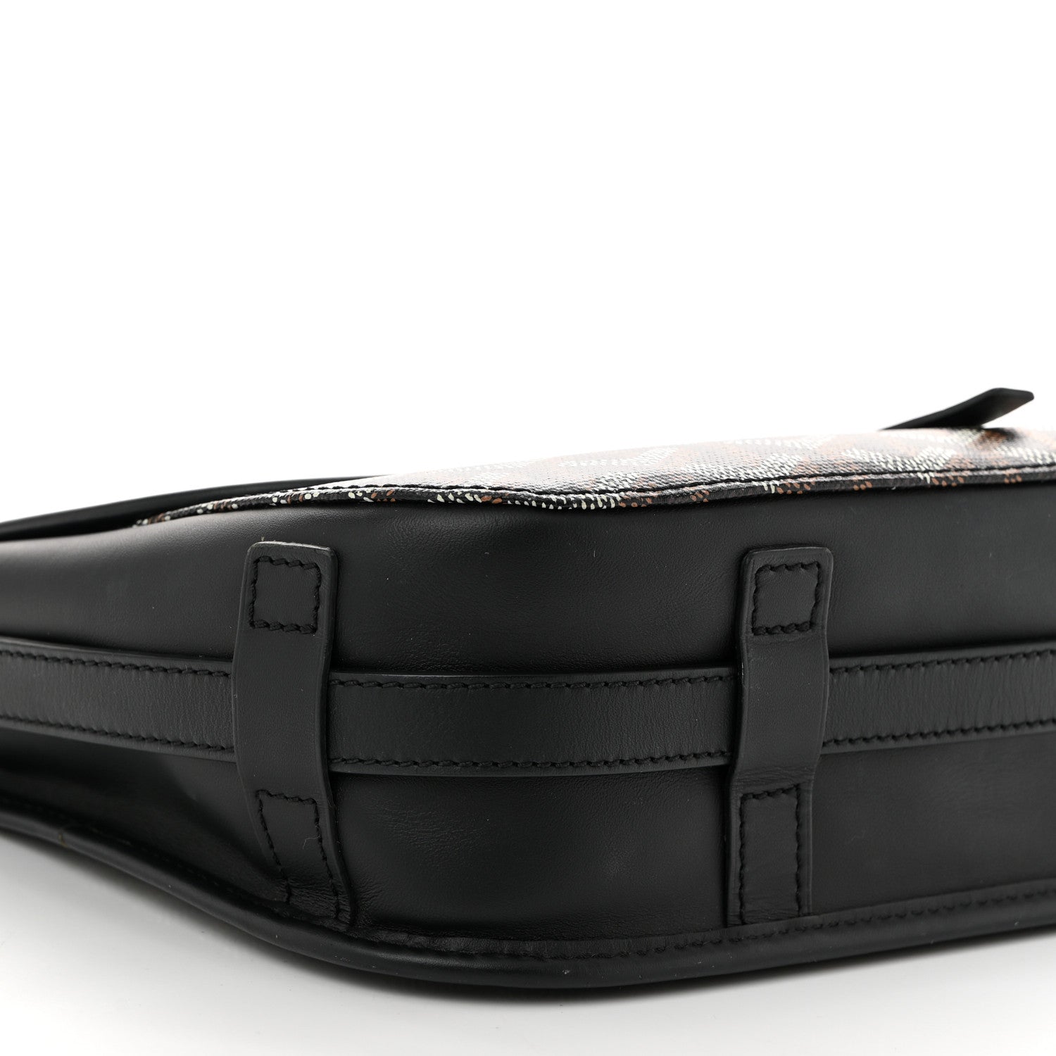 Goyardine Belvedere II MM Messenger Bag Black