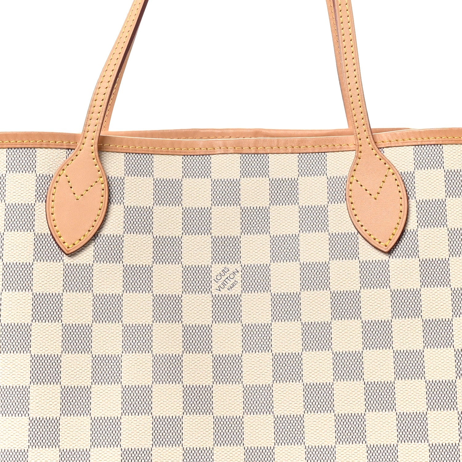 Damier Azur Neo Neverfull MM Rose Ballerine
