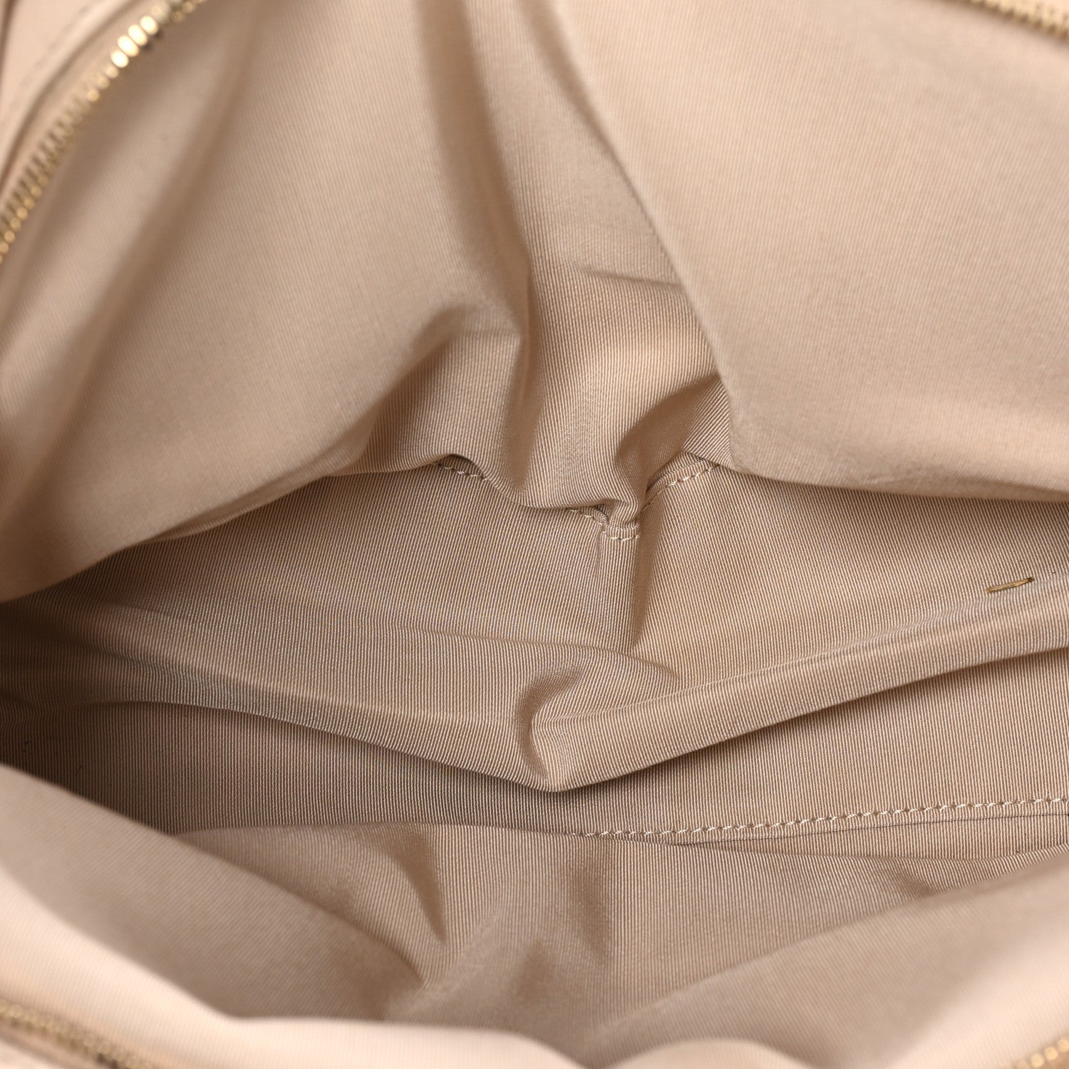 Calfskin Elaphe Stitched Large Chevron Chic Shopping Bag Beige