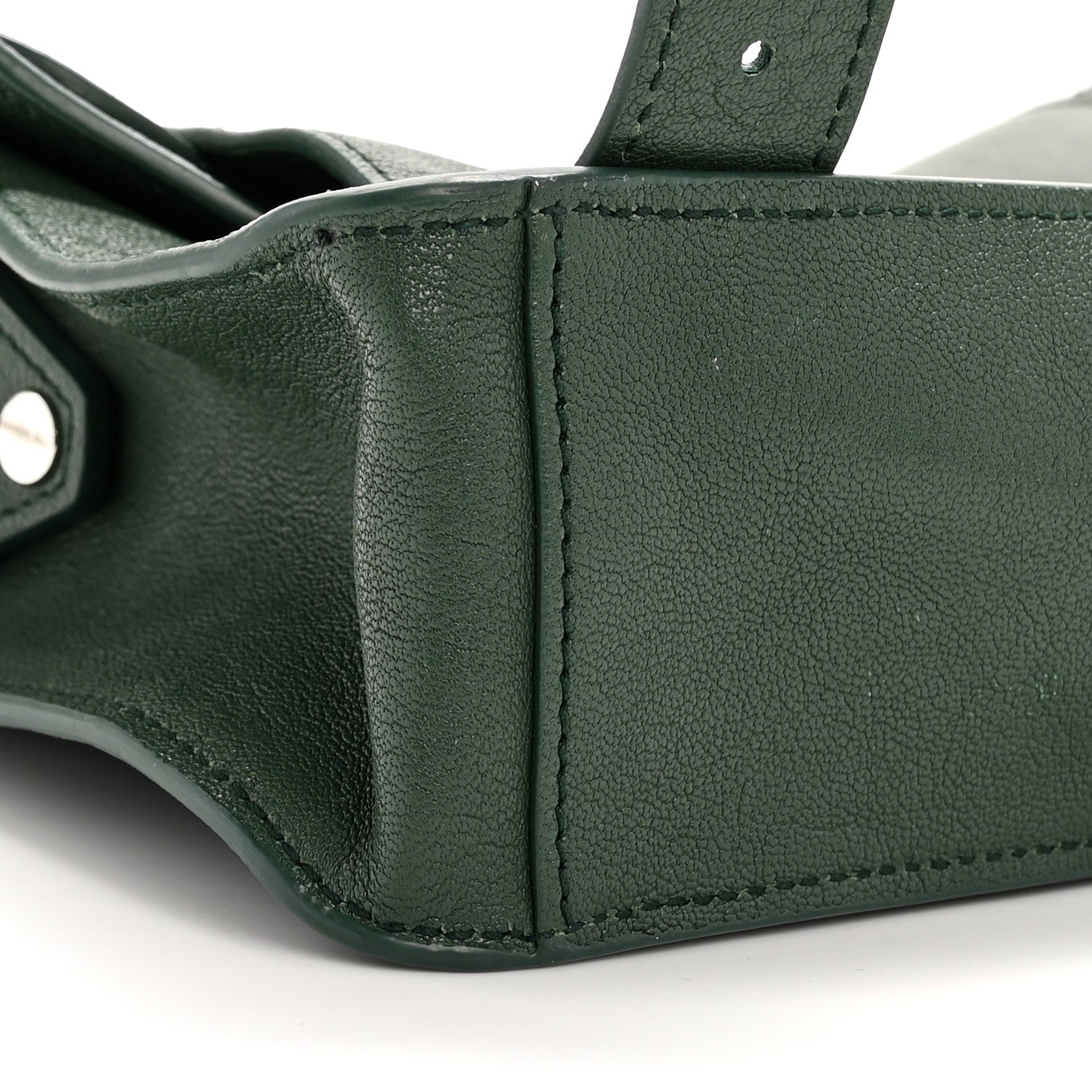 Lambskin Mini PS1 Satchel Forest Green