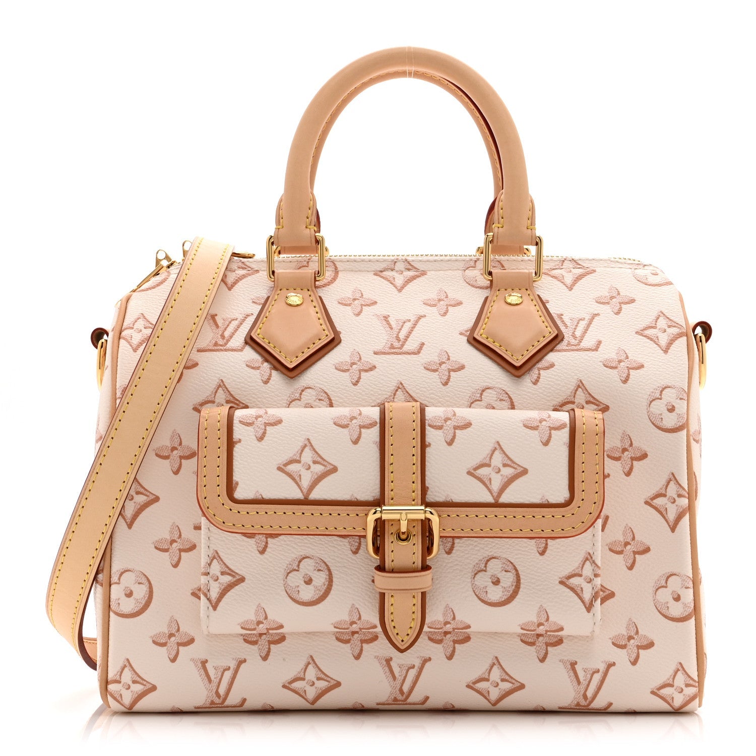 Monogram Fall for You Speedy Bandouliere 25 Beige Clair