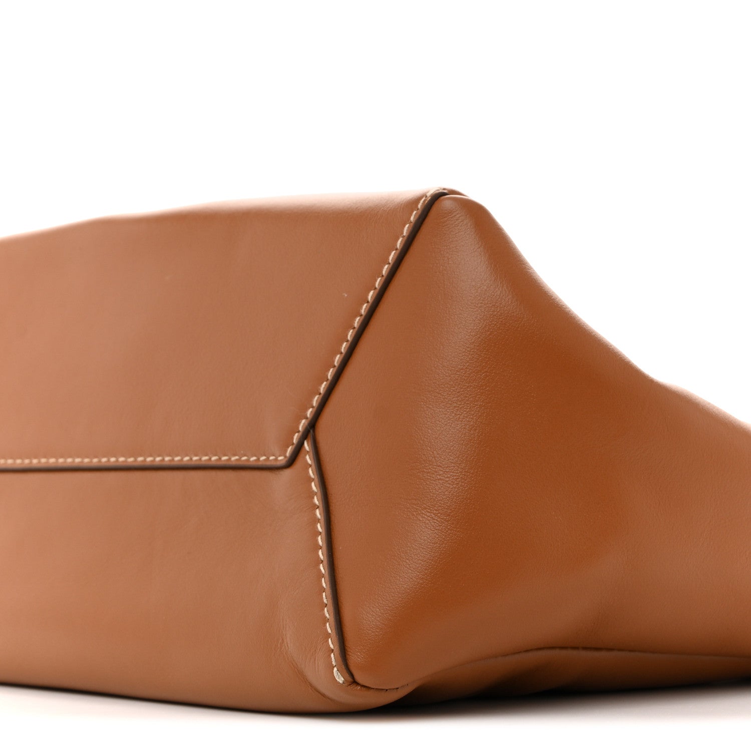 Soft Calf Softy Small Ivy Tote Bag Caramel