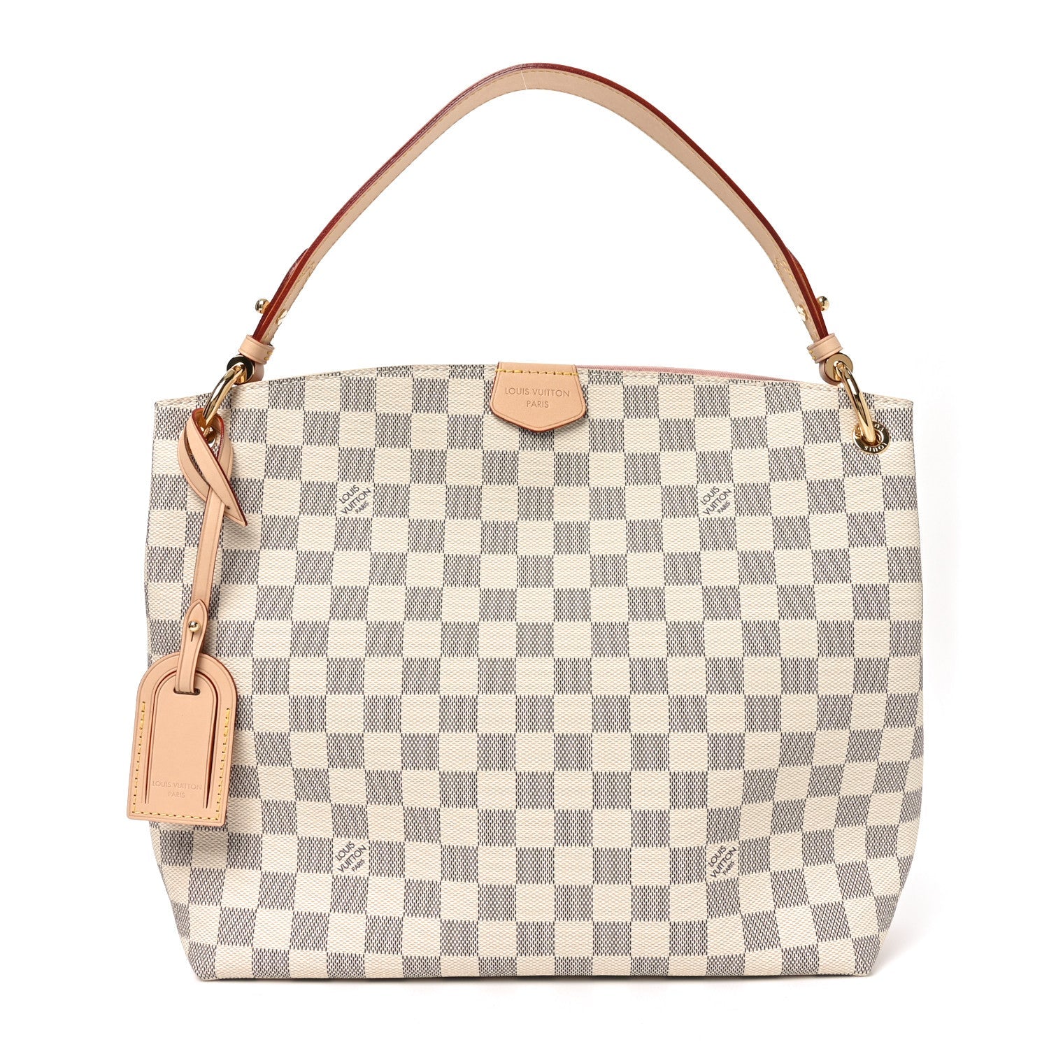 Damier Azur Graceful PM Rose Ballerine