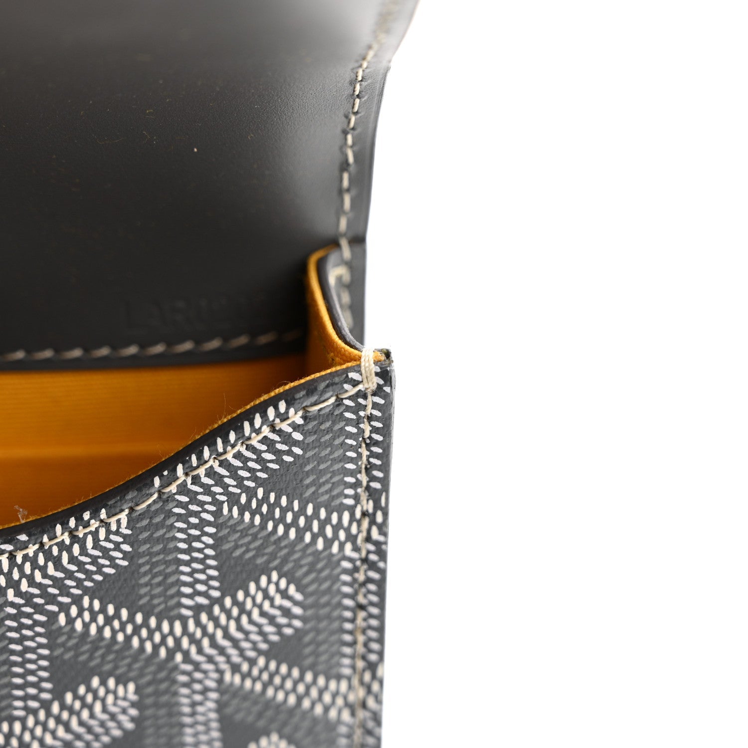 Goyardine Monte Carlo Bois Clutch Grey