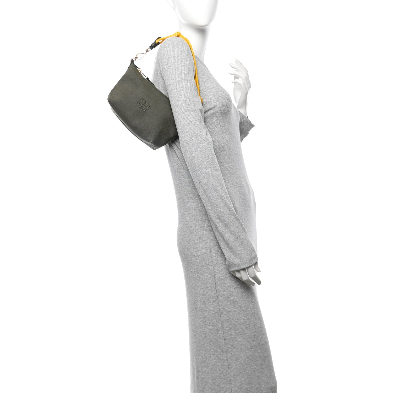 Canvas Gabardine Pouch Green