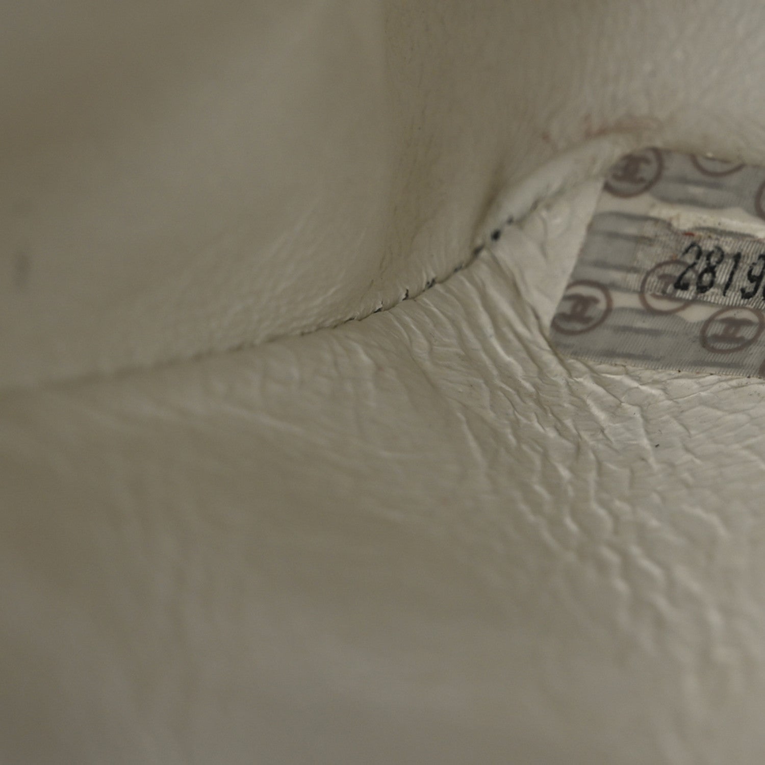 Lambskin Quilted Mini Square Flap White