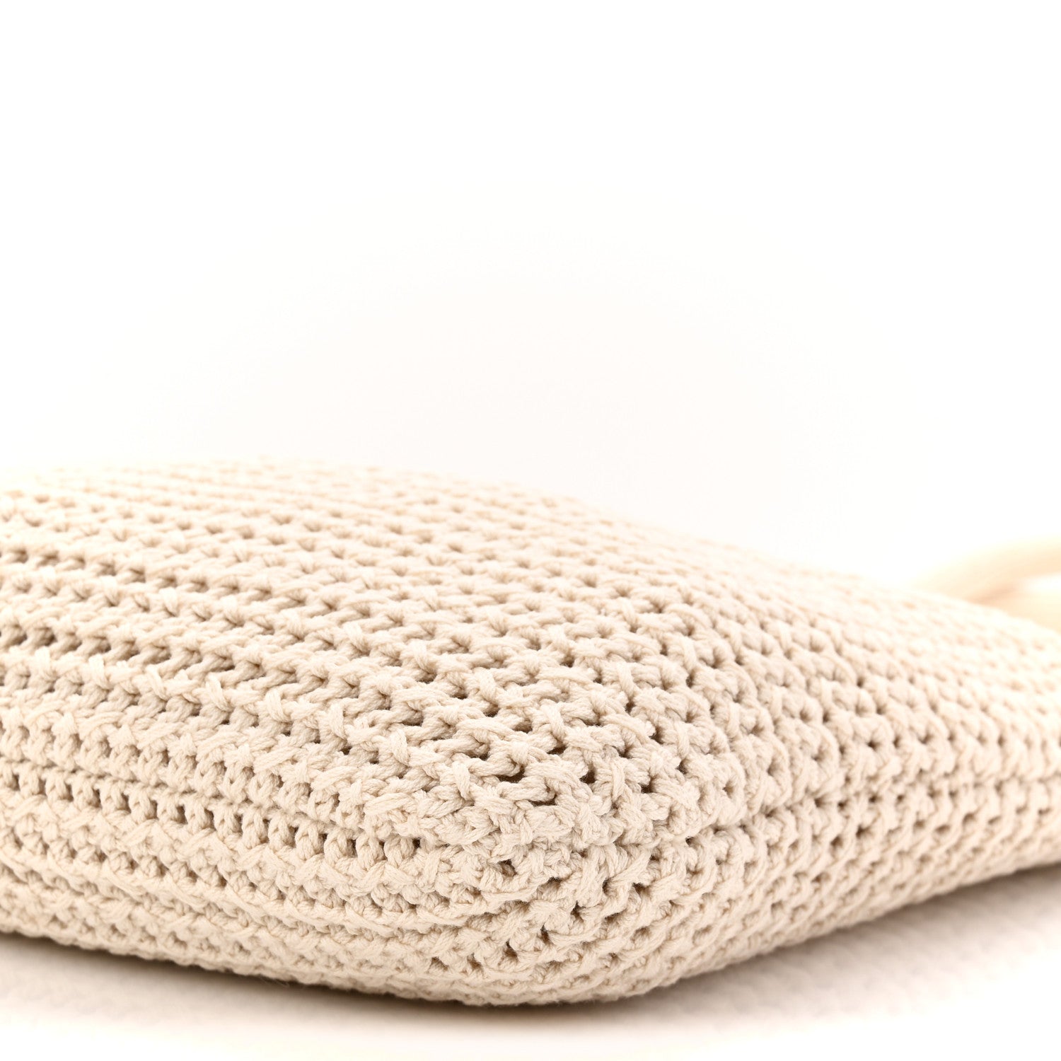 Cotton Crochet Ivy Bag Chalk White Black