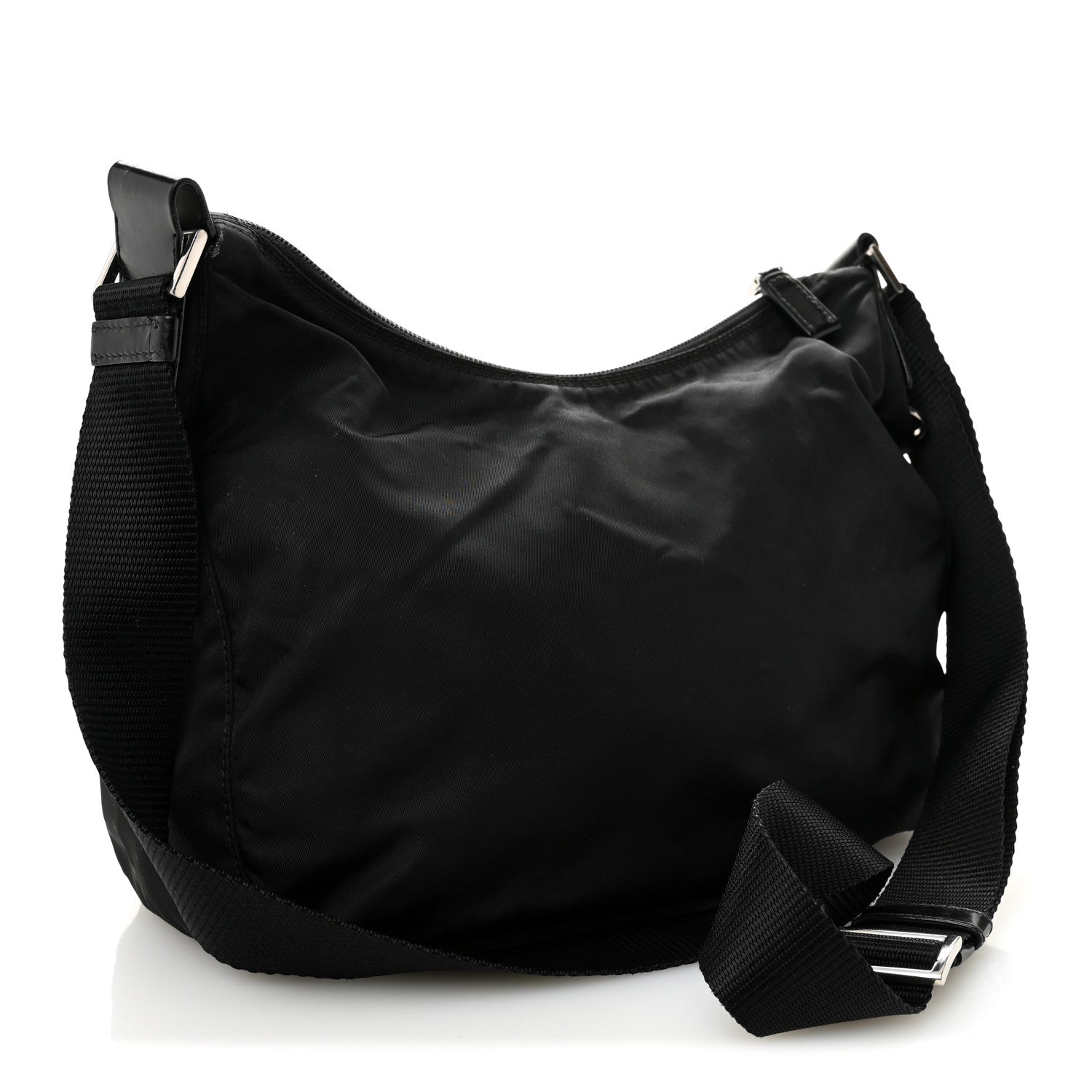 Tessuto Nylon Messenger Bag Black