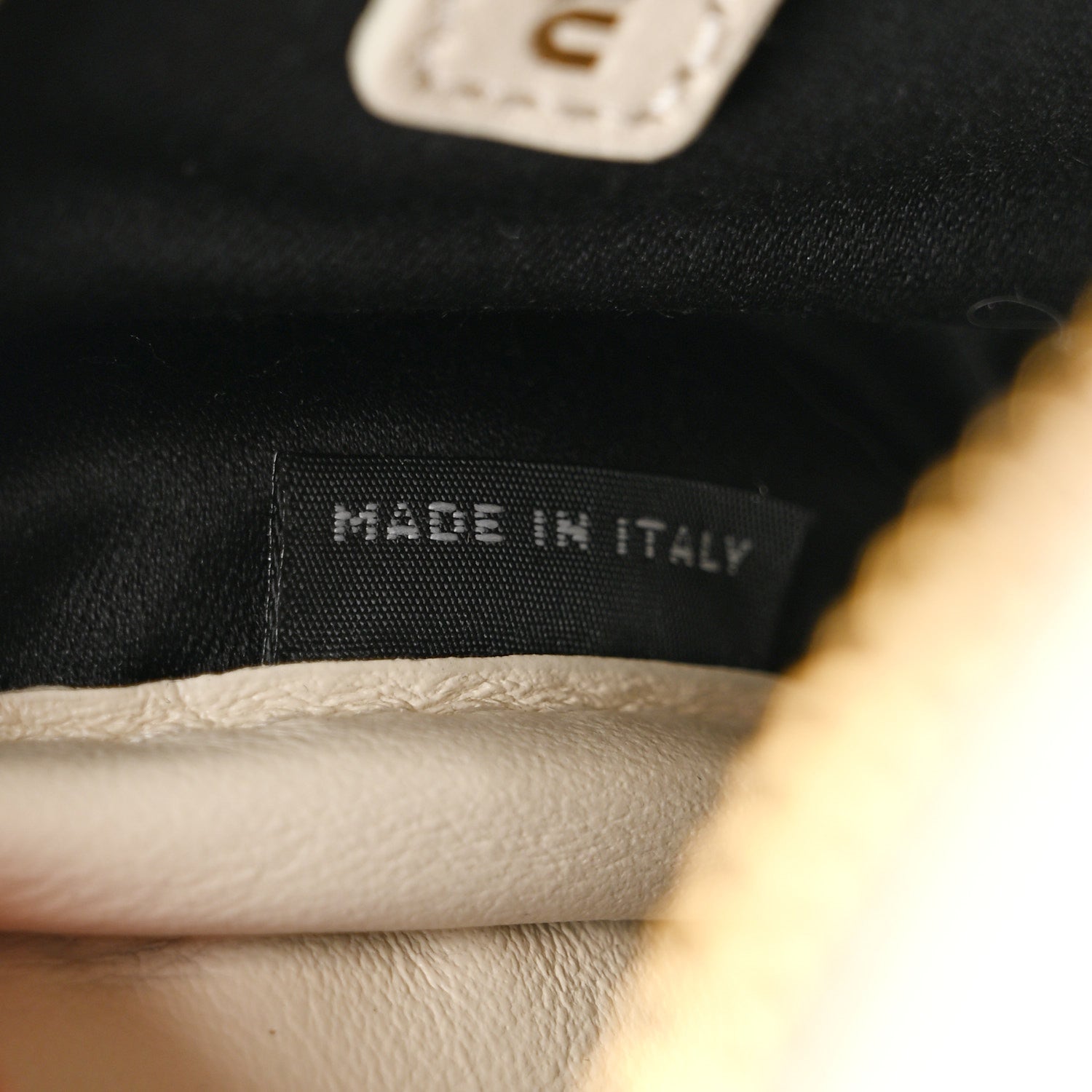 Calfskin Beau Micro Bag Chalk White