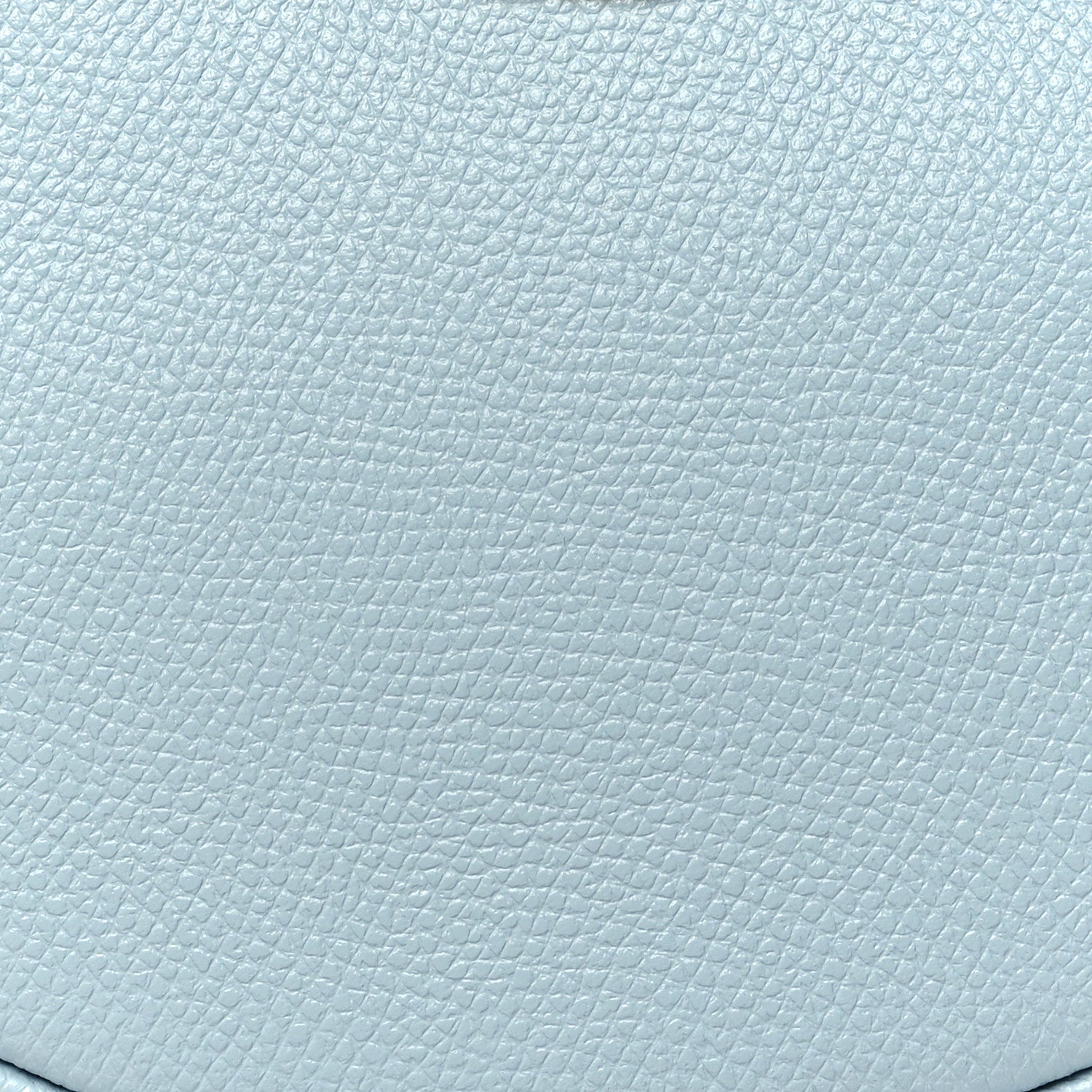 Grainy Calfskin Mini Vlogo Signature Hobo Bag Light Blue