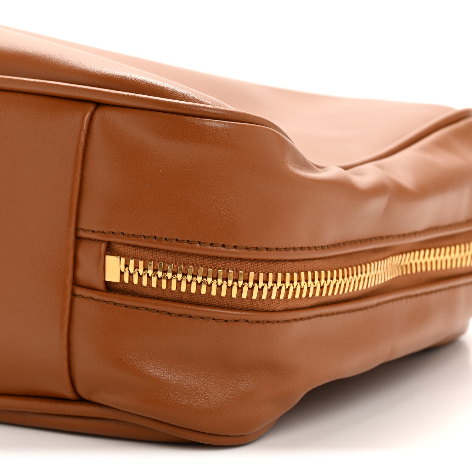 Soft Calf Softy Large Beau Top Handle Bag Cognac