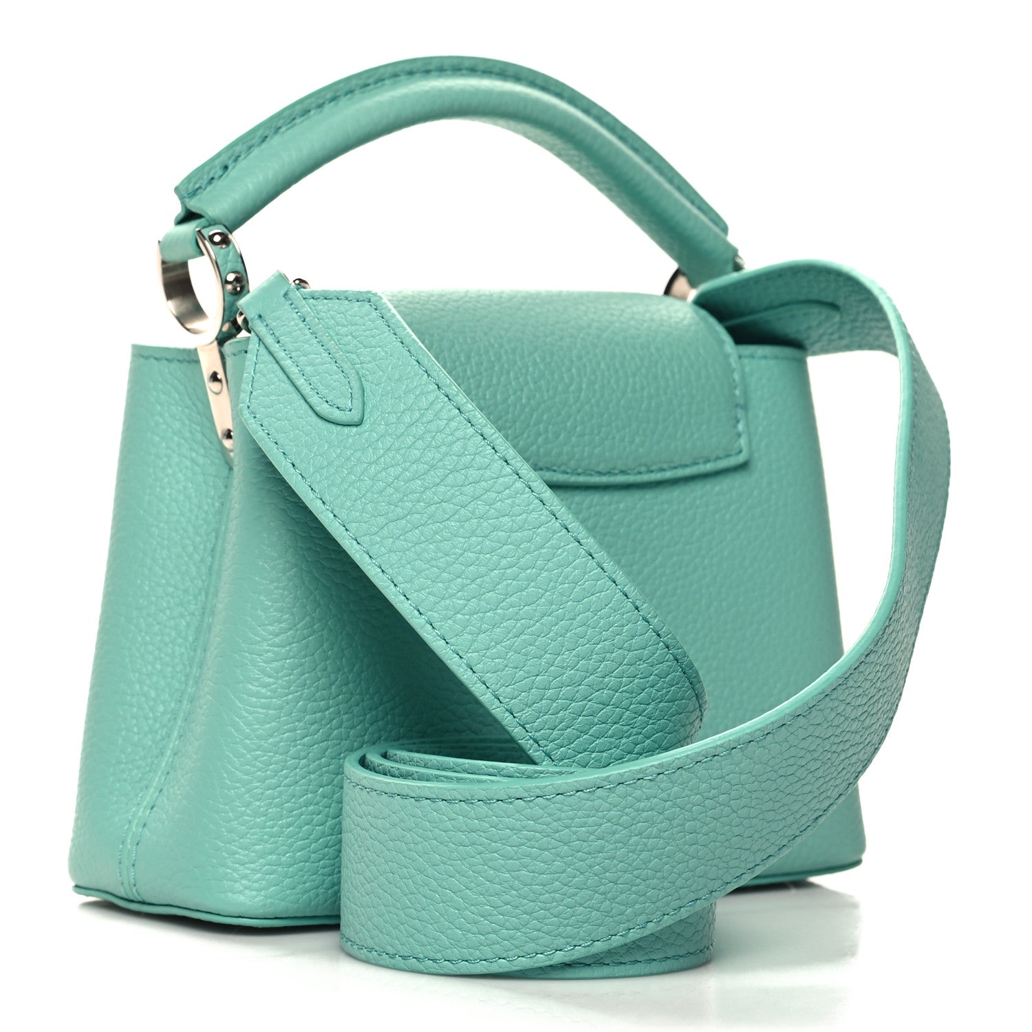 Taurillon Mini Capucines Miami Green