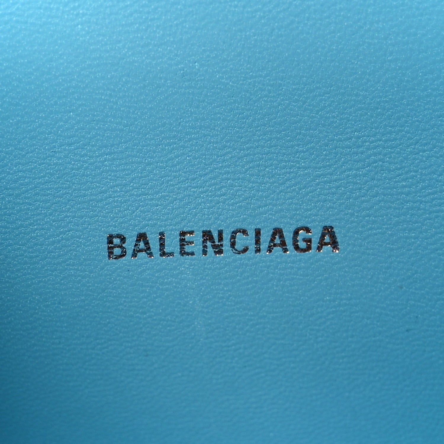 Strass Suede Hourglass Top Handle Bag XS Light Blue