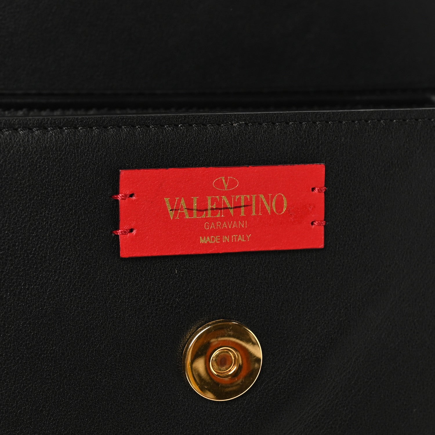 Smooth Calfskin Supervee Shoulder Bag Black