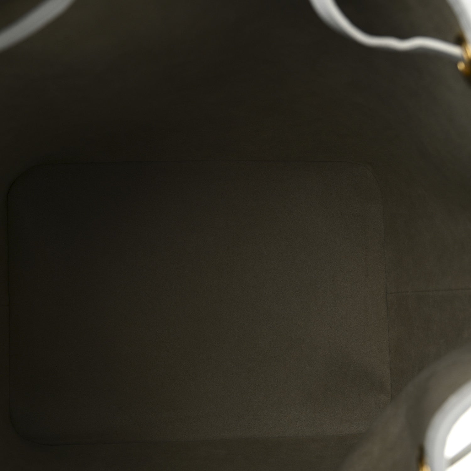 Calfskin Monogram Cutout Petit Noe White