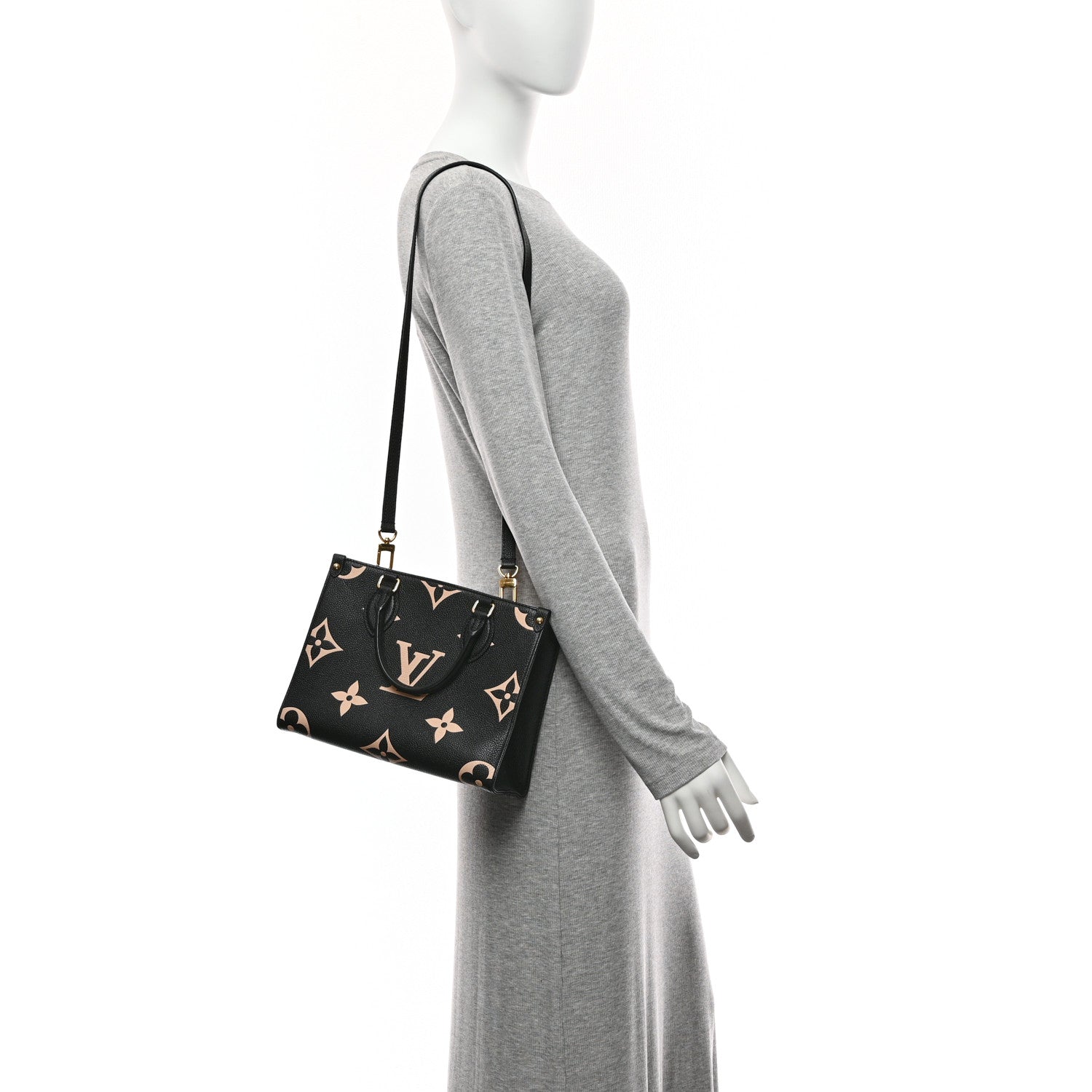 Empreinte Monogram Giant Onthego PM Black Beige