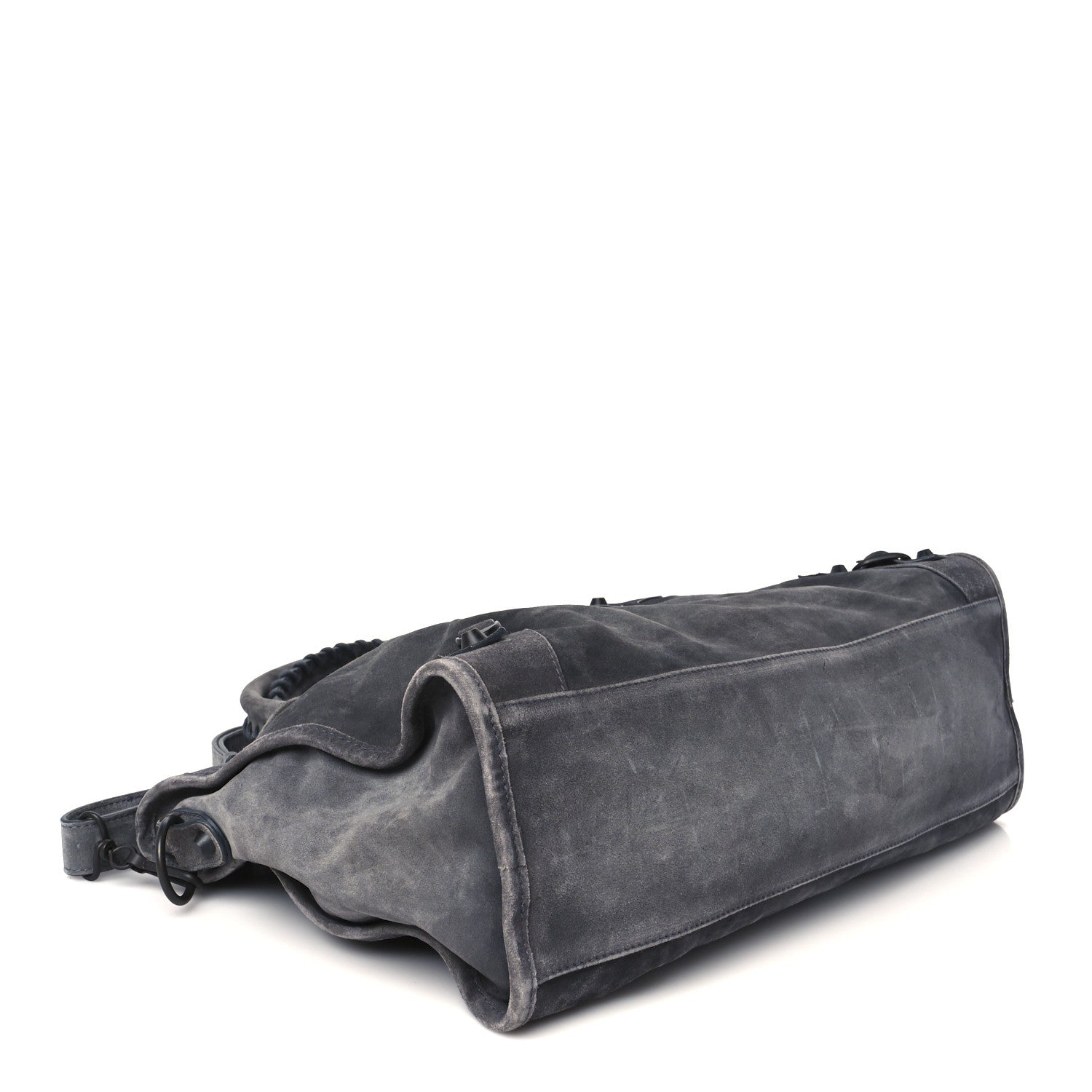 Suede Calfskin Classic Hardware Medium Le City Storm Grey