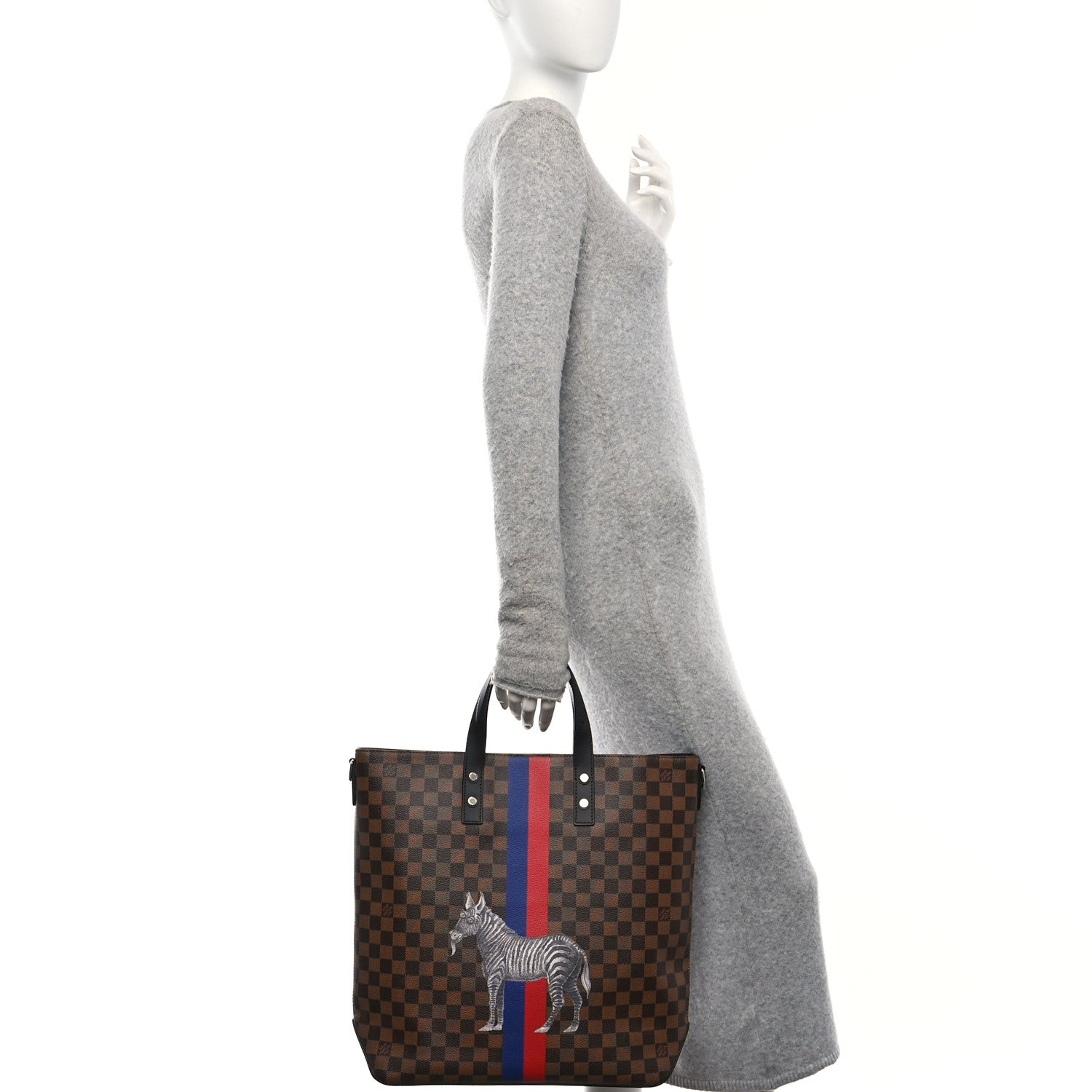 Savane Damier Ebene Zebra Atlas Tote