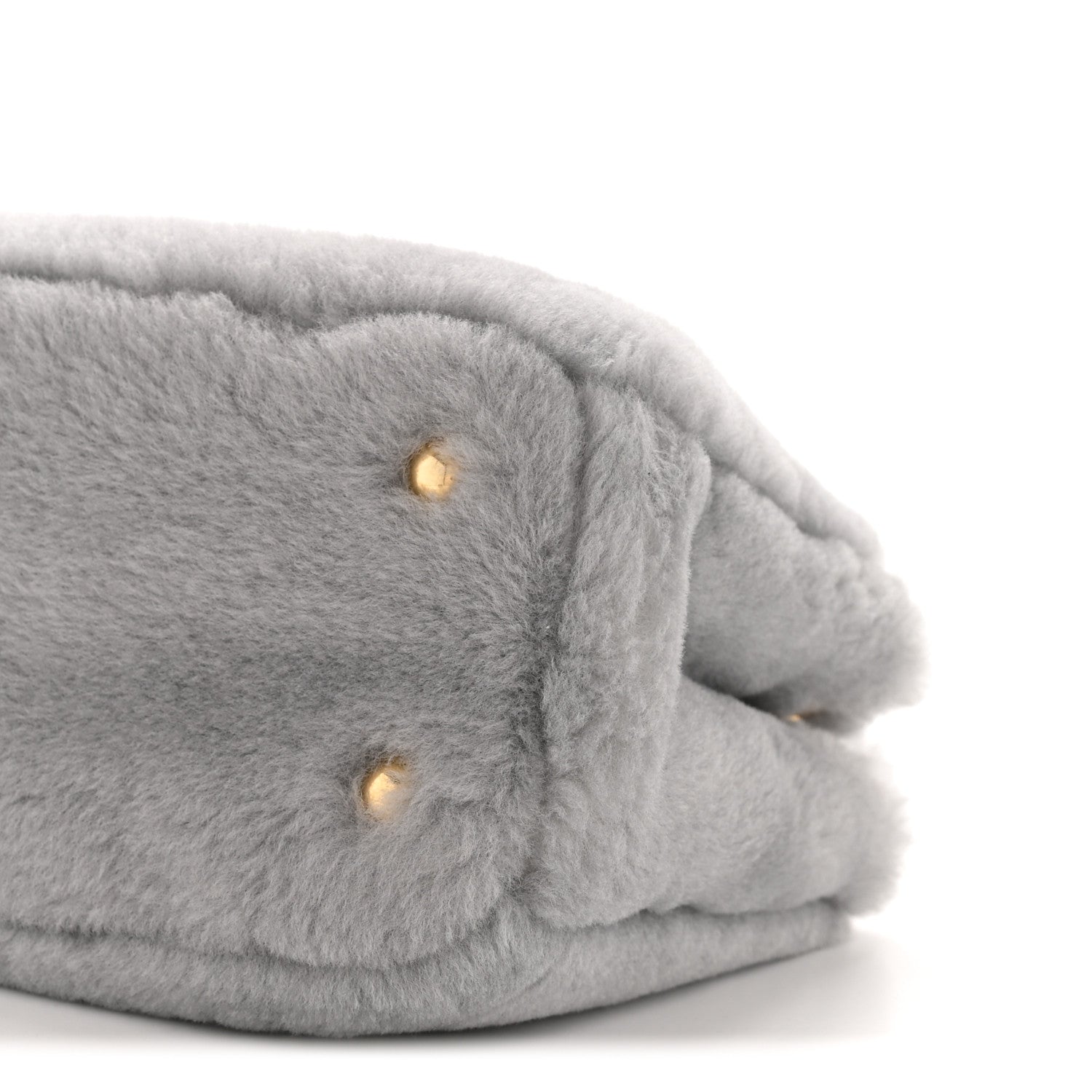 Shearling Mini Galleria Double Zip Tote Fiordaliso