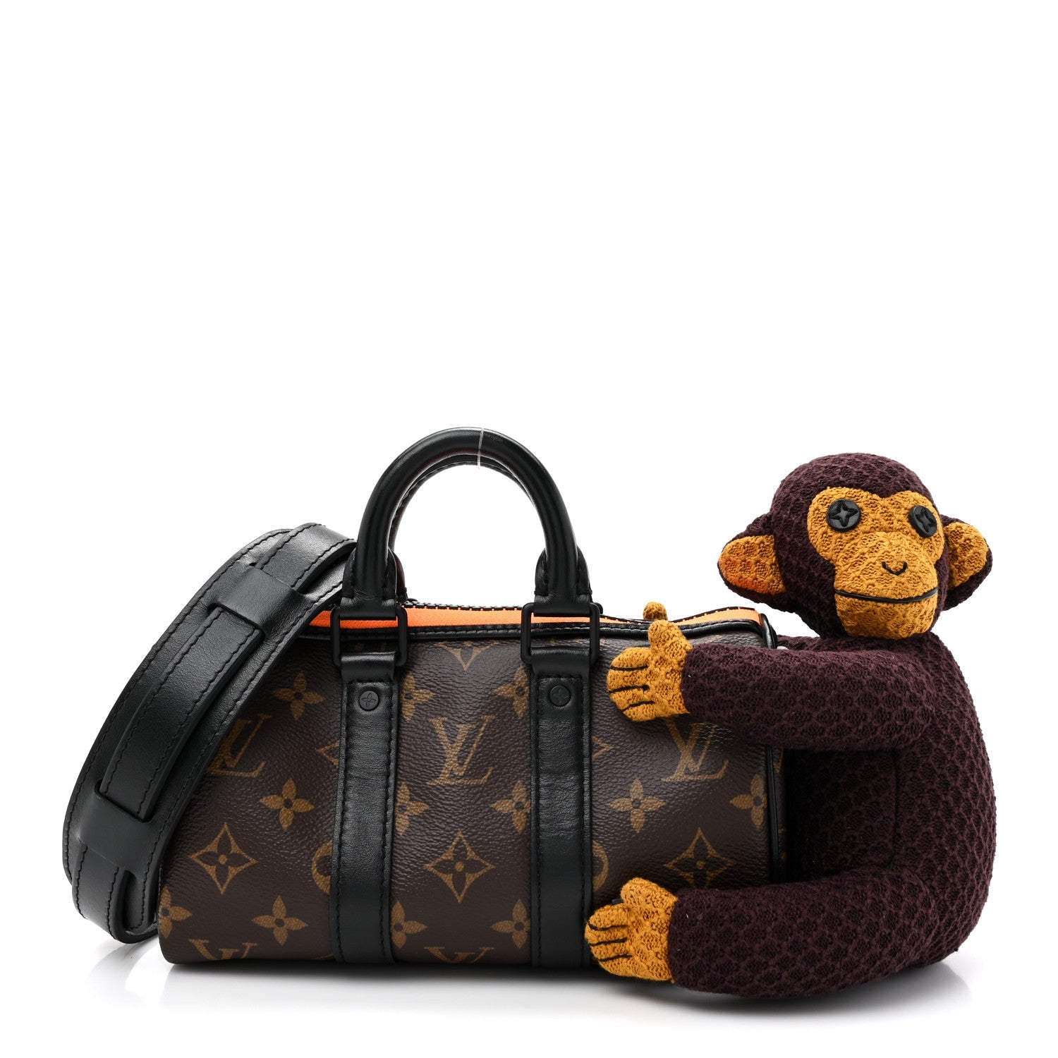Monogram Monkey Puppet LV Friends Keepall XS