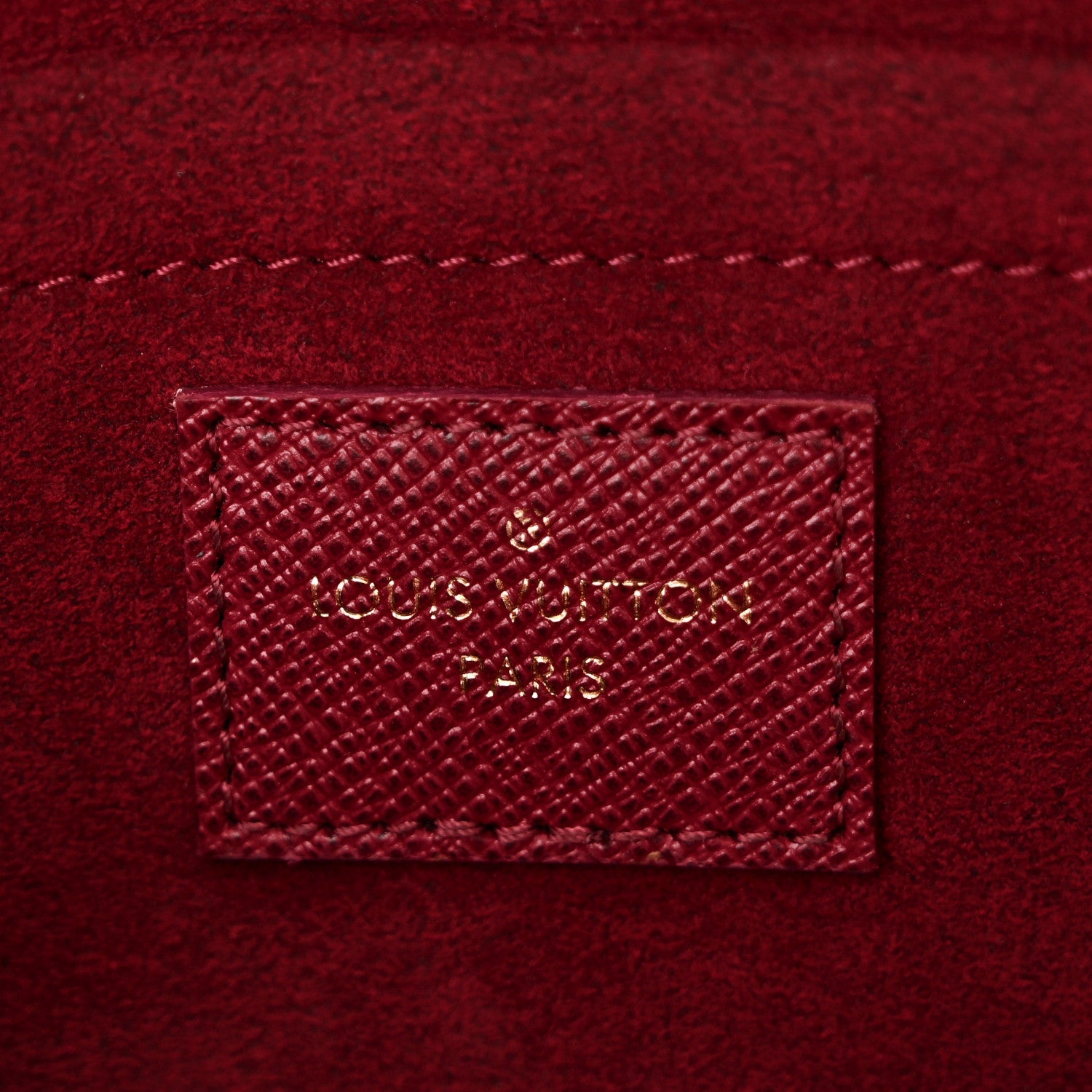 Monogram Pochette Felicie Chain Wallet Fuchsia