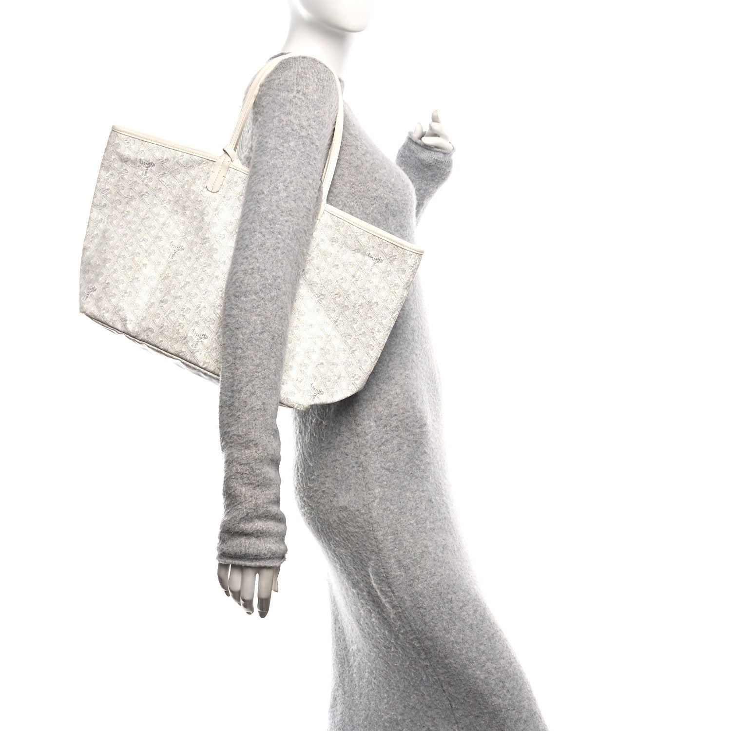 Goyardine Saint Louis PM White