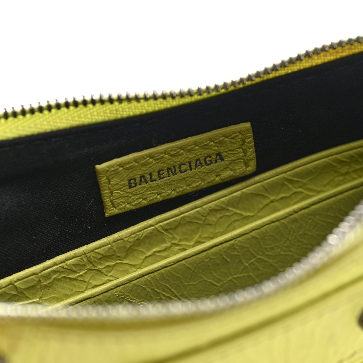 Agneau Arena Le Cagole Mini Purse With Chain Lime