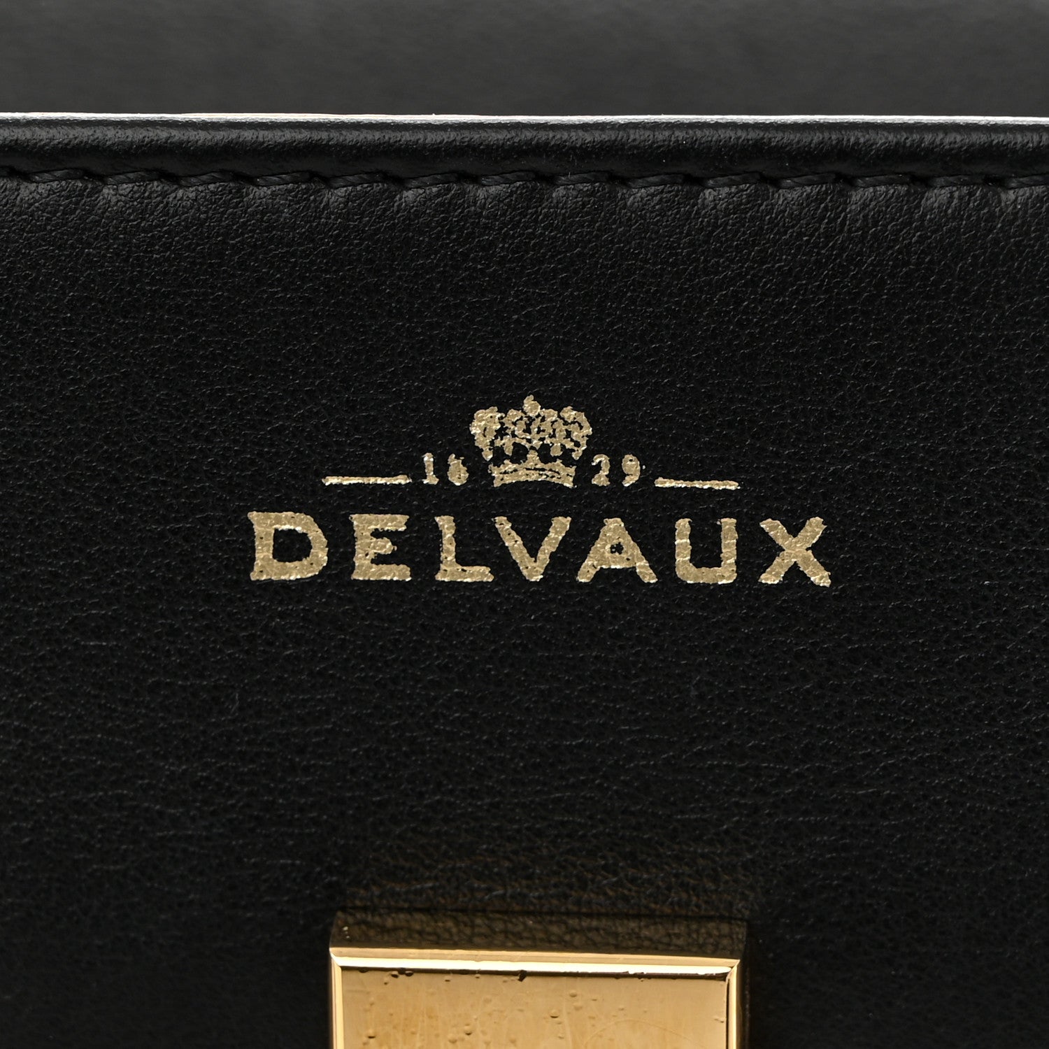 Calfskin MM Tempete Satchel Black