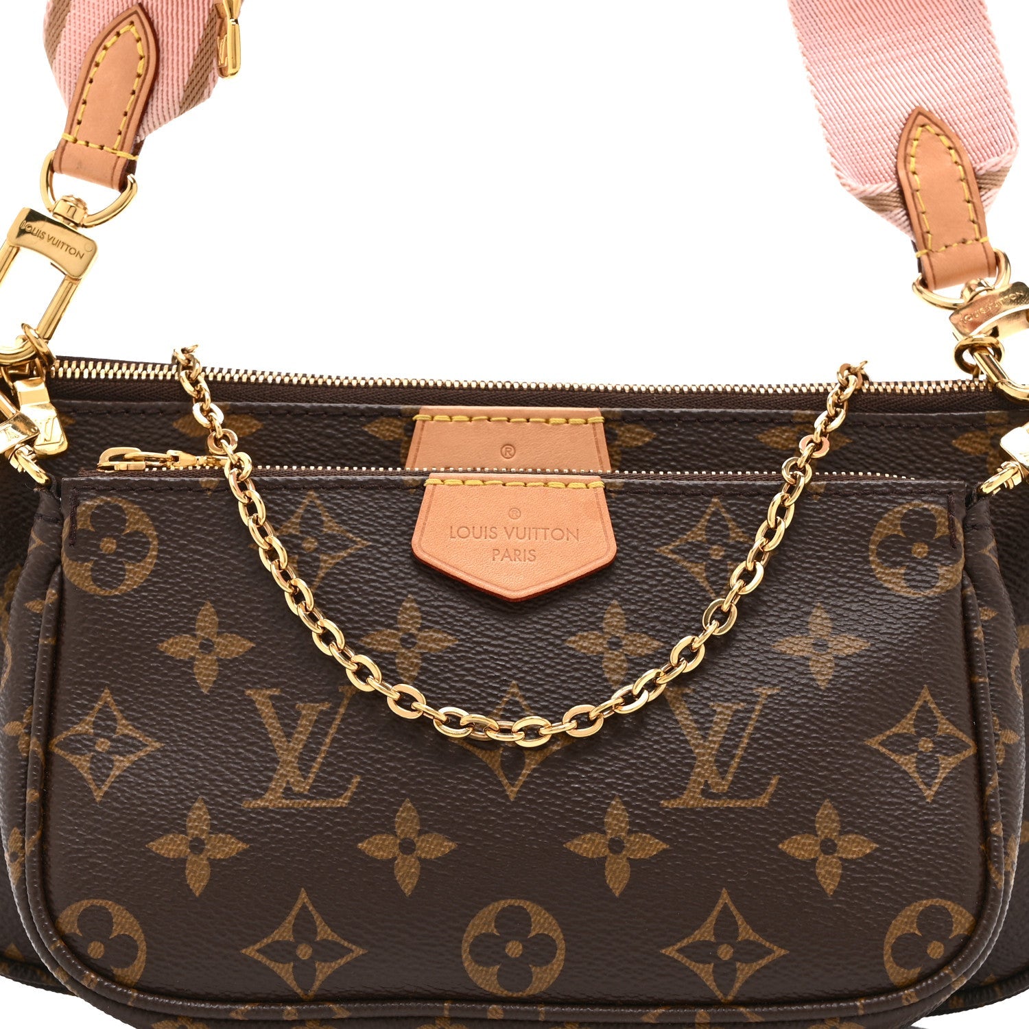 Monogram Multi Pochette Accessories Rose Clair
