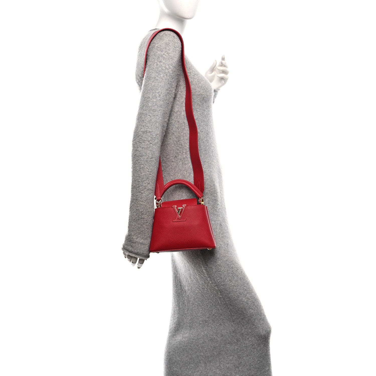 Taurillon Mini Capucines Scarlet