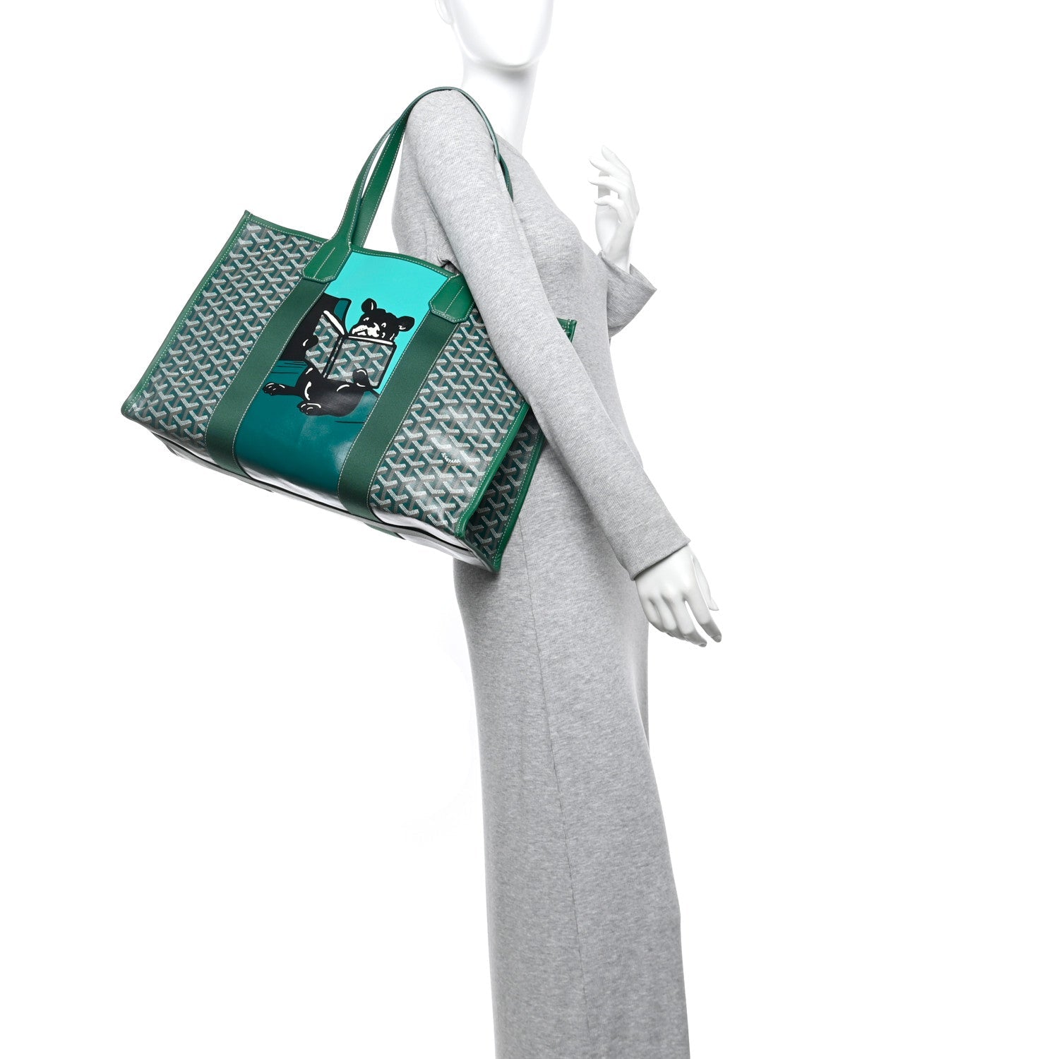 Goyardine Villette Tote Green