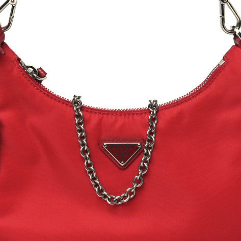Nylon Re-Edition 2005 Shoulder Bag Rosso