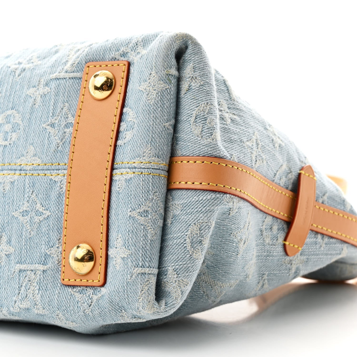 Monogram Denim CarryAll PM Sky Blue