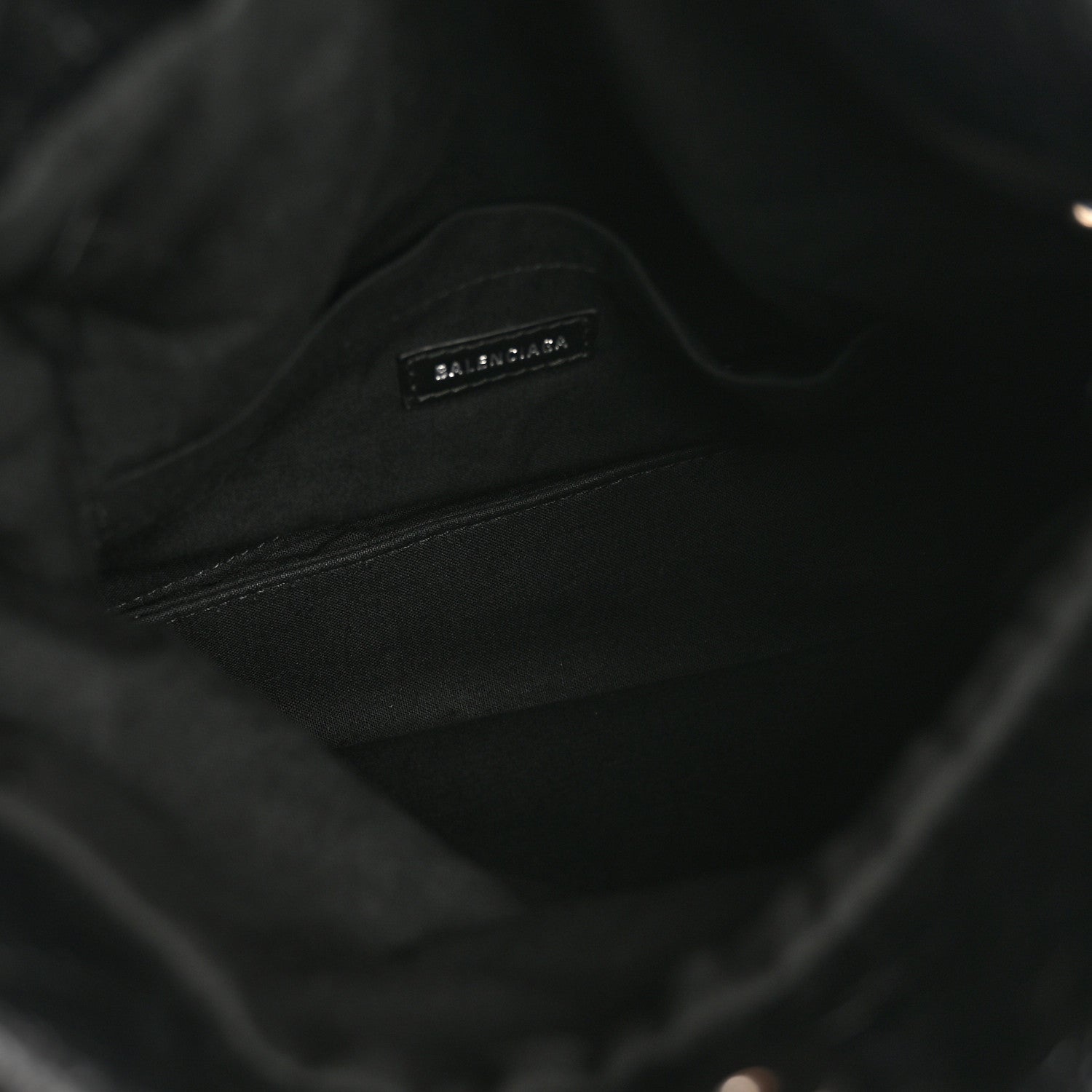 Arena Calfskin Small Monaco Chain Shoulder Bag Black