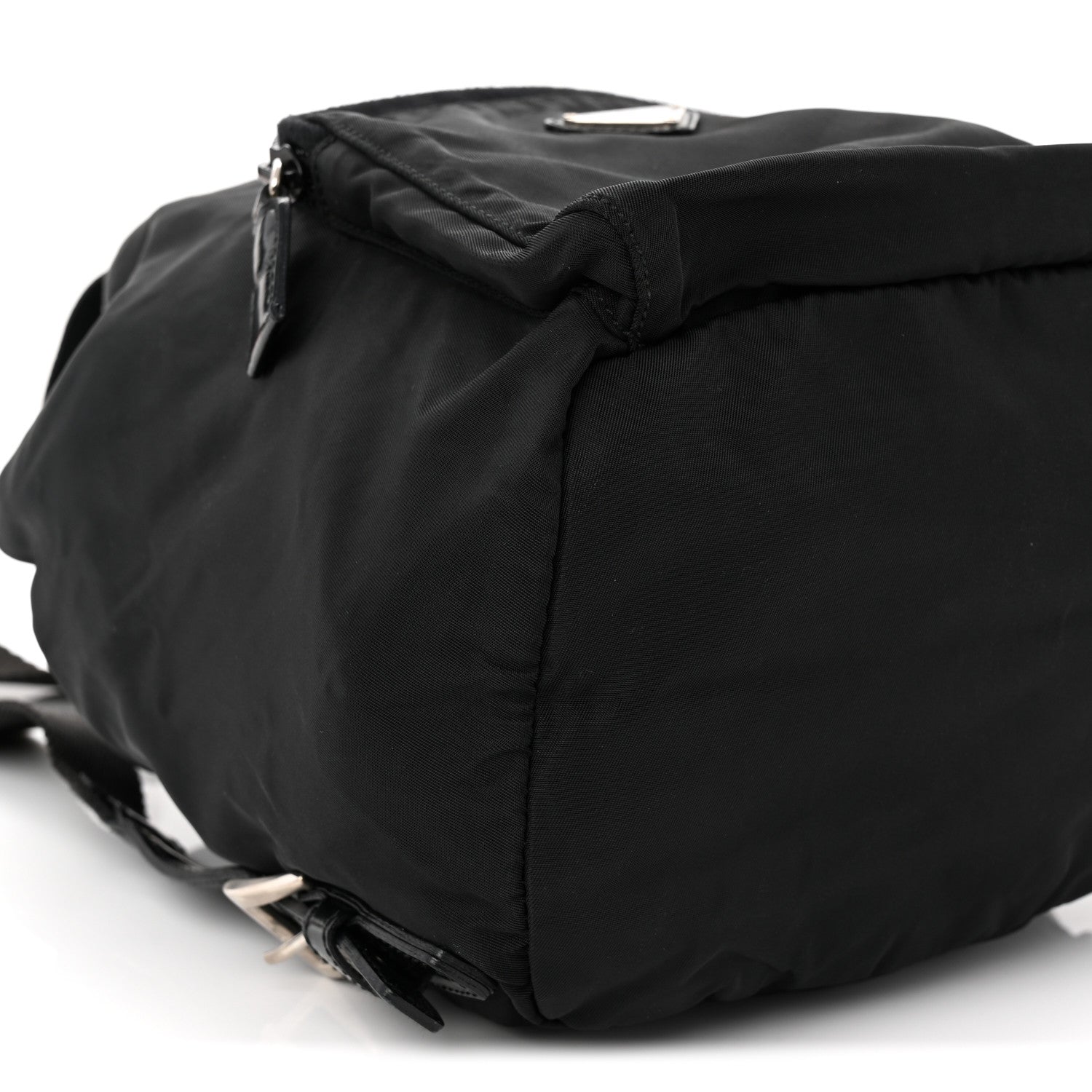 Nylon Vela Mini Cinch Backpack Black