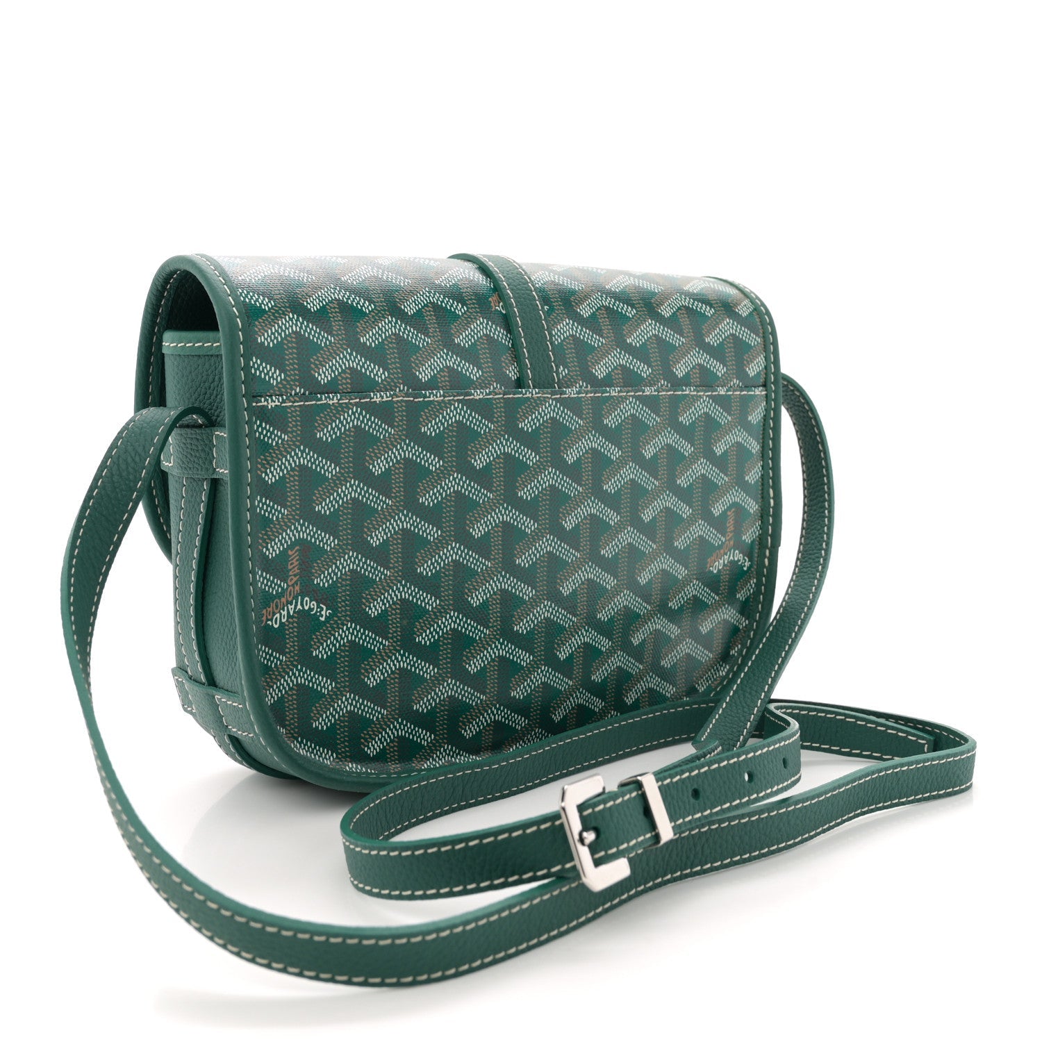 Goyardine Belvedere II PM Messenger Bag Green