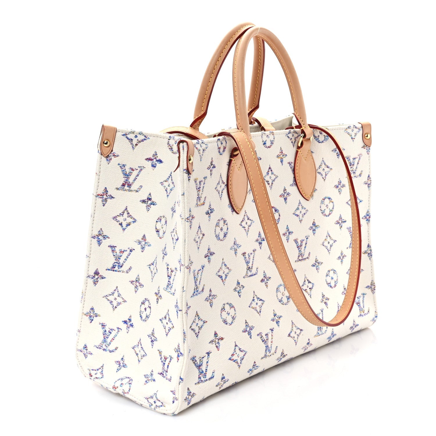 Monogram Jacquard Nautical Onthego MM Multicolor Beige