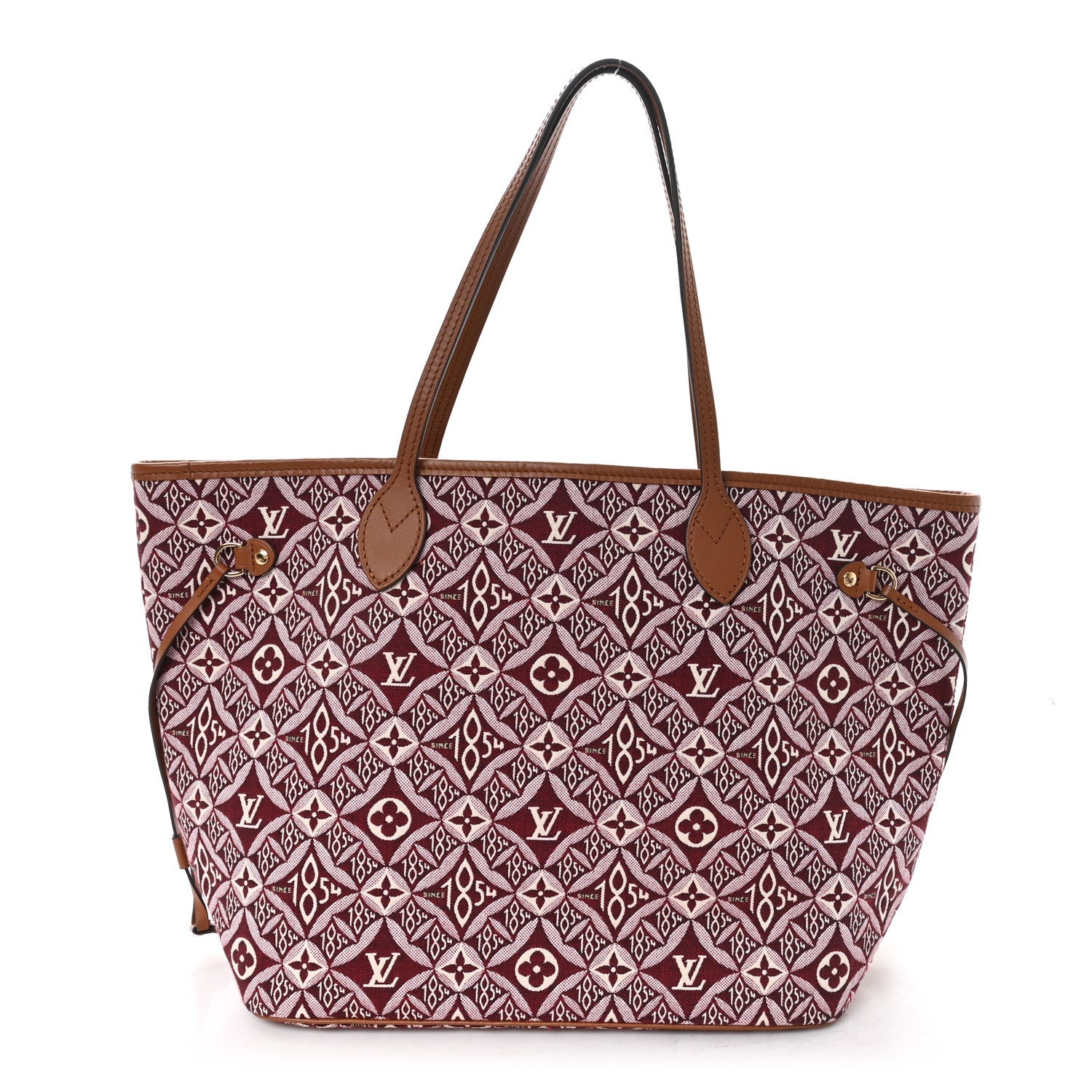 Jacquard Since 1854 Neverfull MM Bordeaux