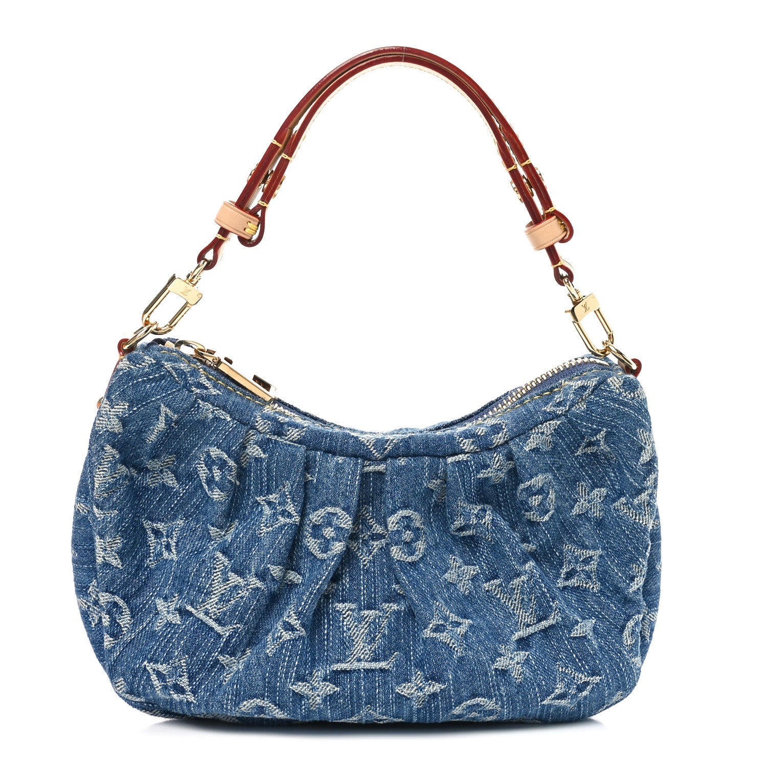 Monogram Denim Pochette Valley Blue