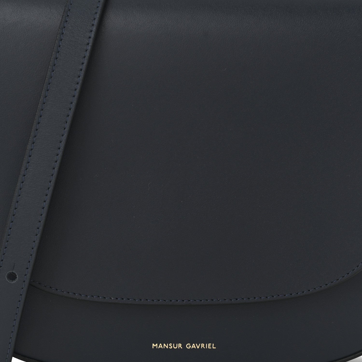 Calfskin Flap Crossbody Bag Blu