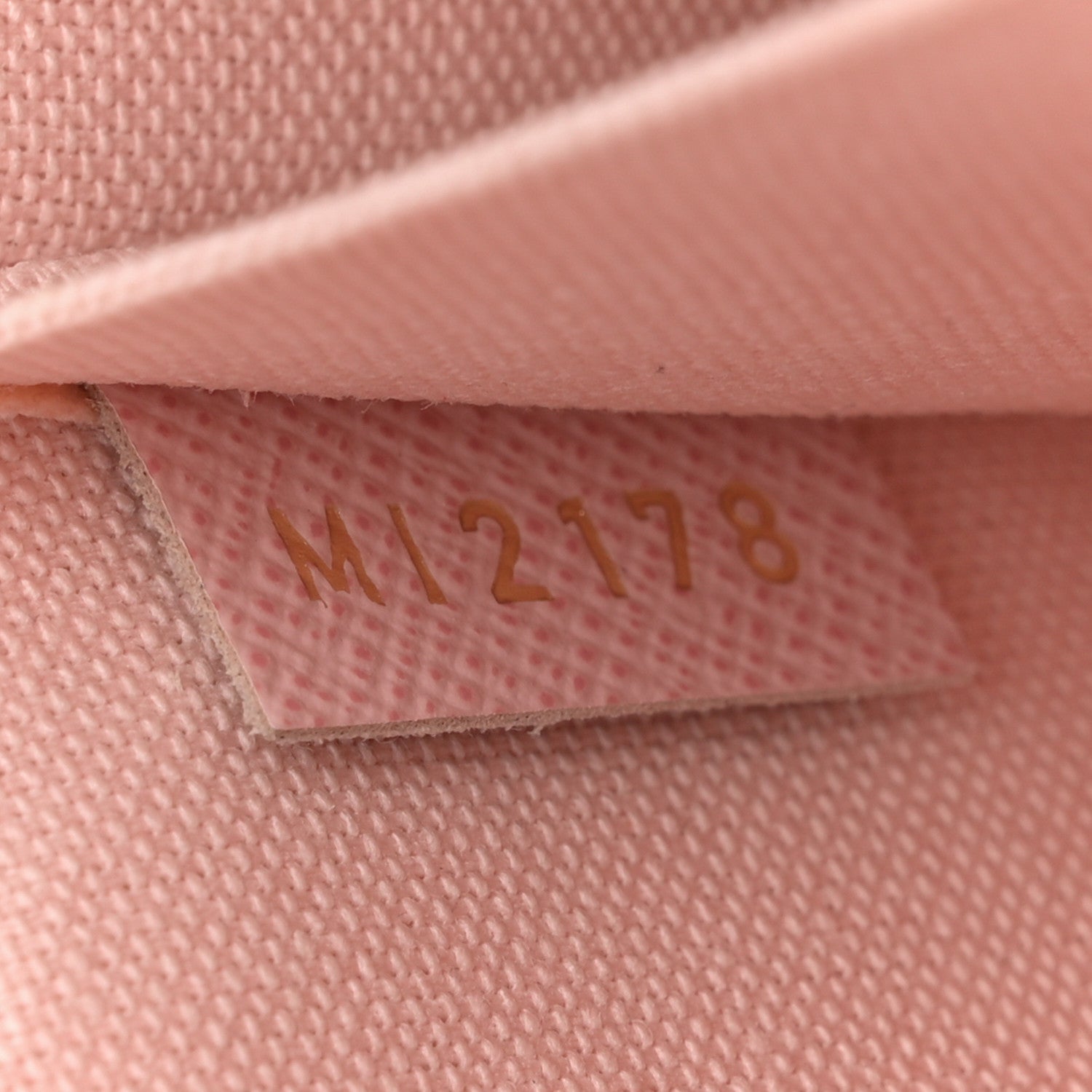 Damier Azur Pochette Felicie Chain Wallet Rose Ballerine