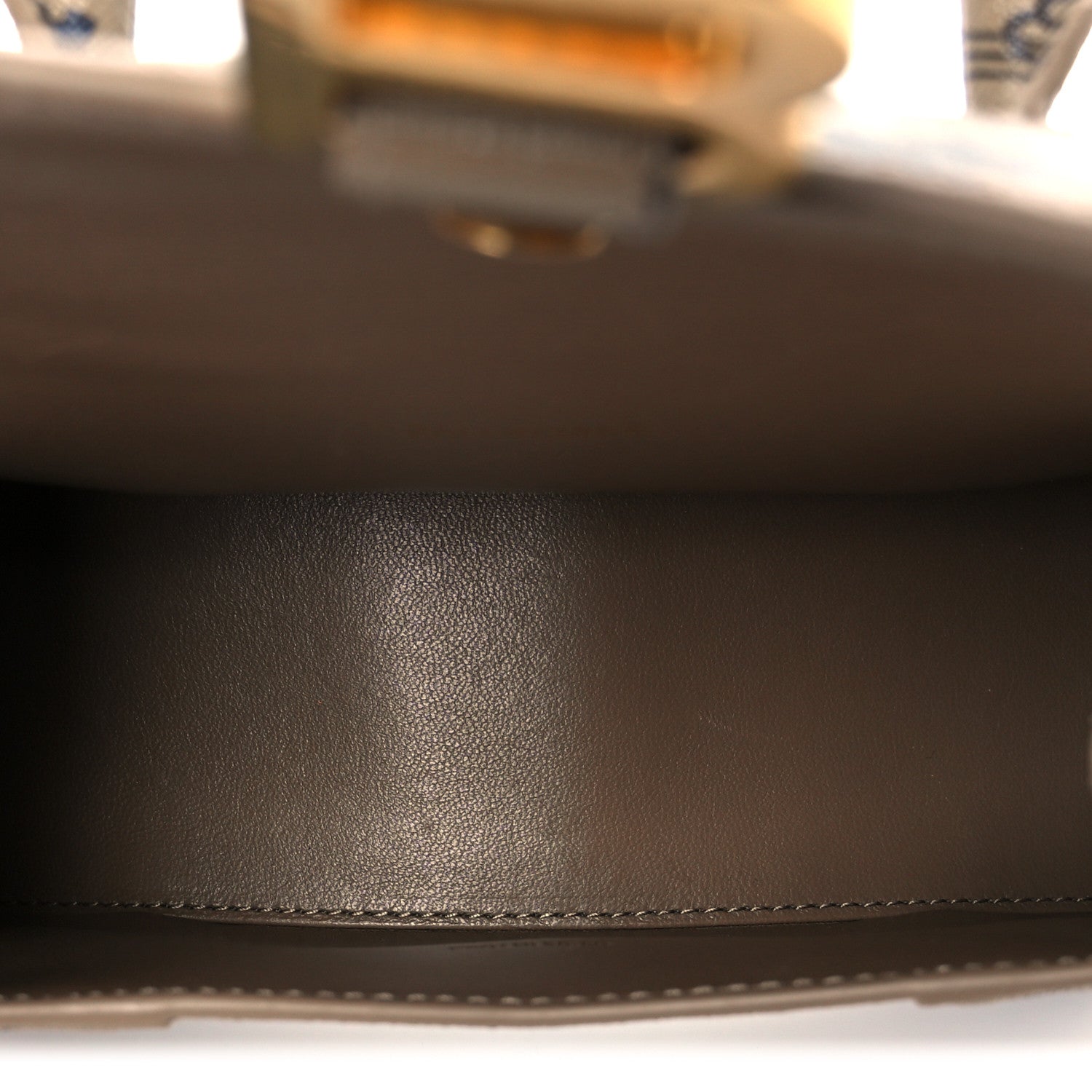 Coated Canvas BB Monogram Logo Print XS Hourglass Top Handle Bag Beige Brown Black